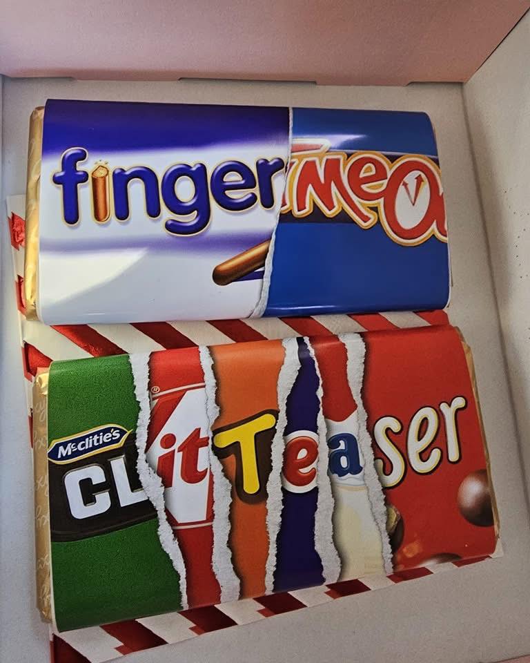 Galaxy Chocolate Bar (rude warning for some)