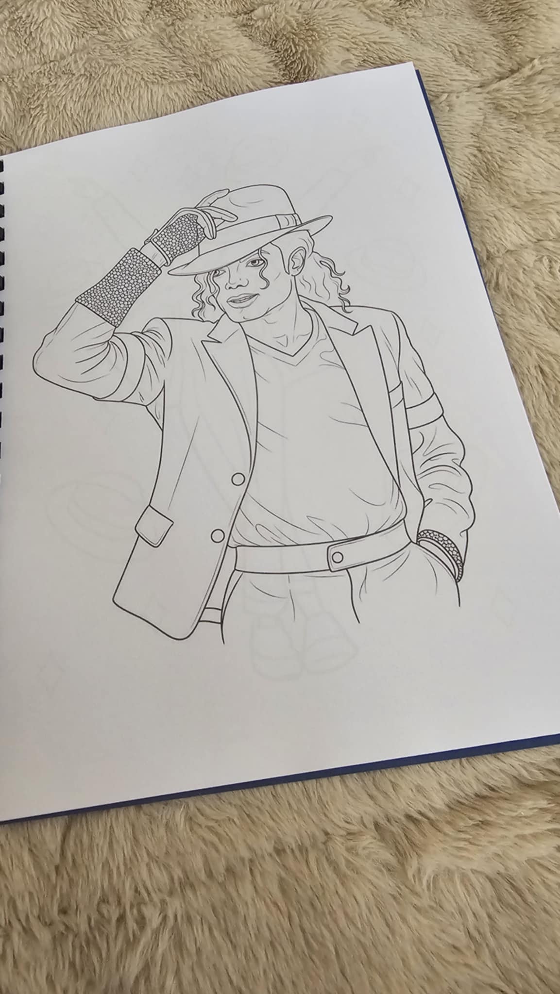 Micheal Jackson Colouring Book