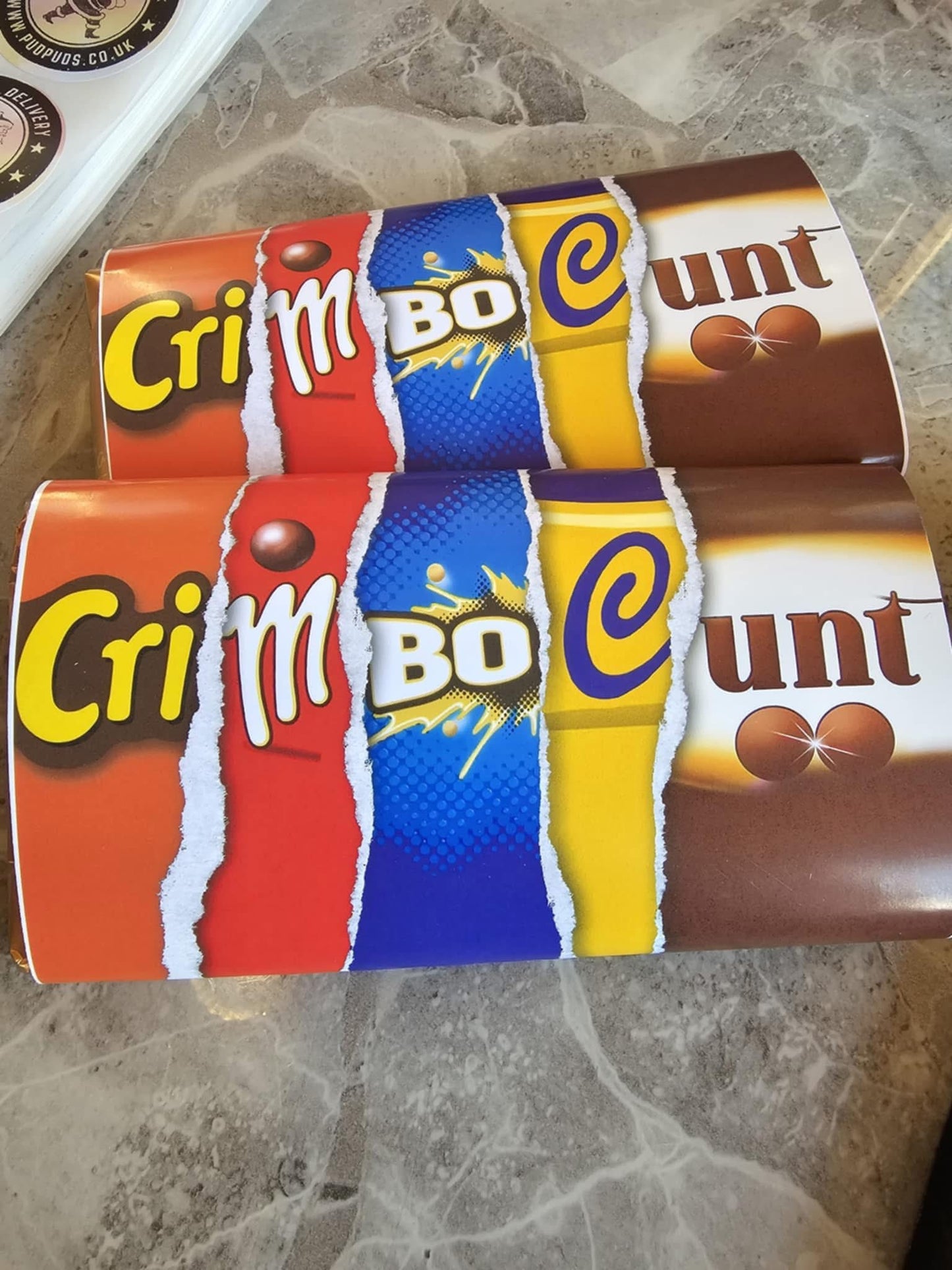 Galaxy Chocolate Bar (rude warning for some)