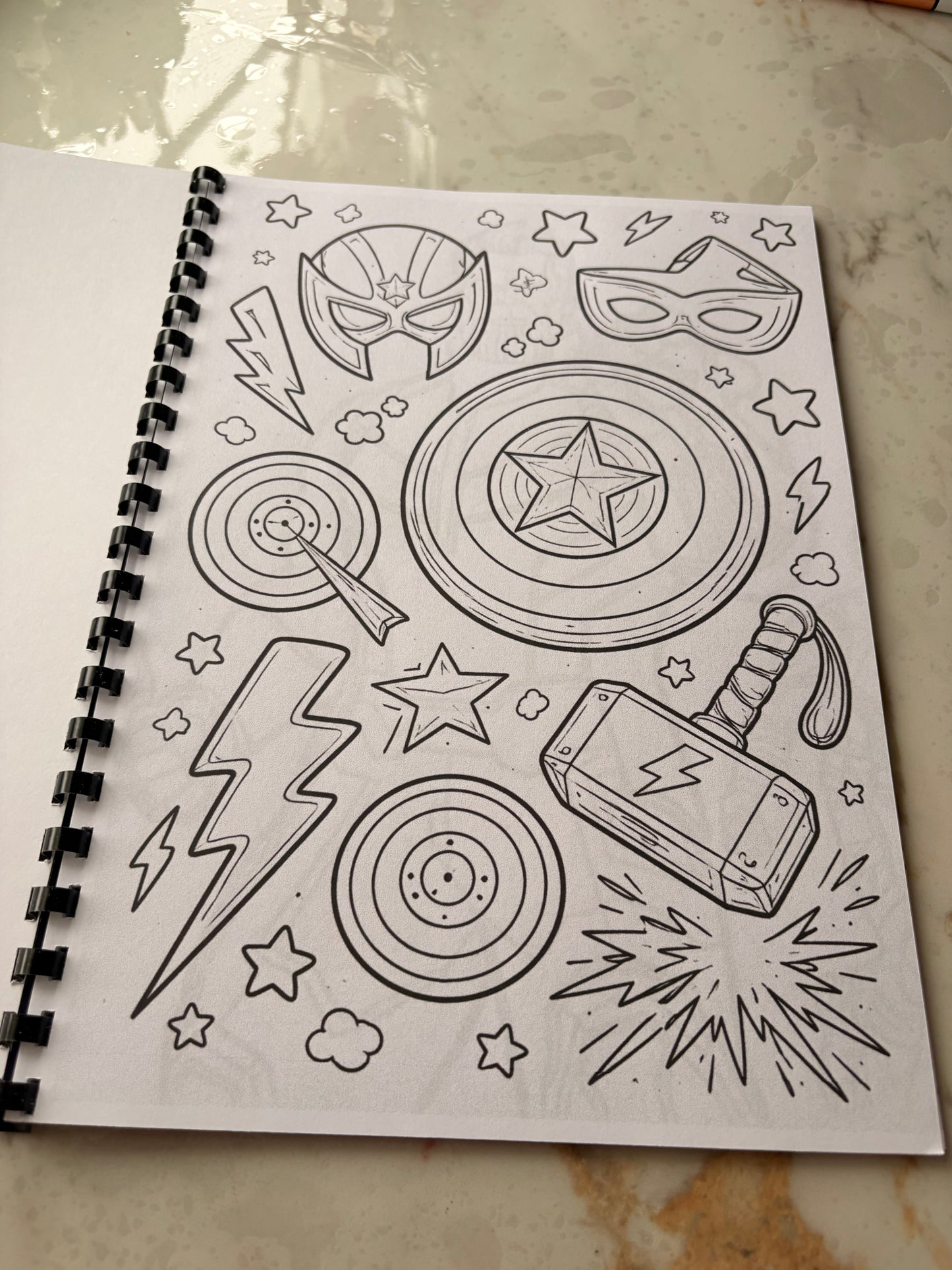 The Avengers Colouring Book
