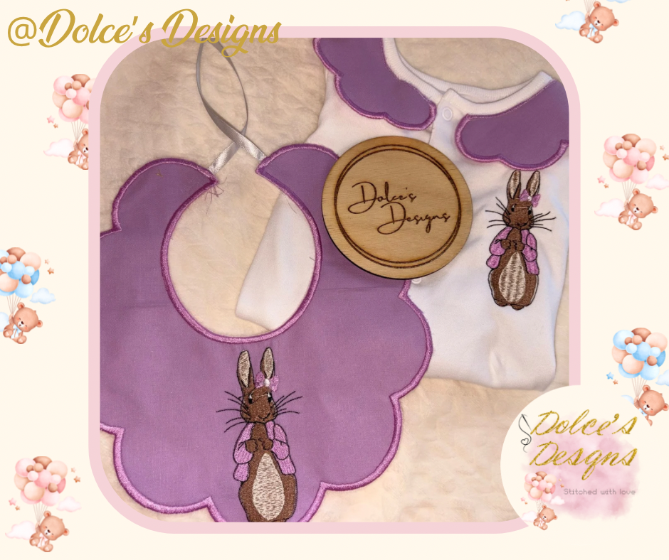 Flopsy Bunny Lilac Baby Set