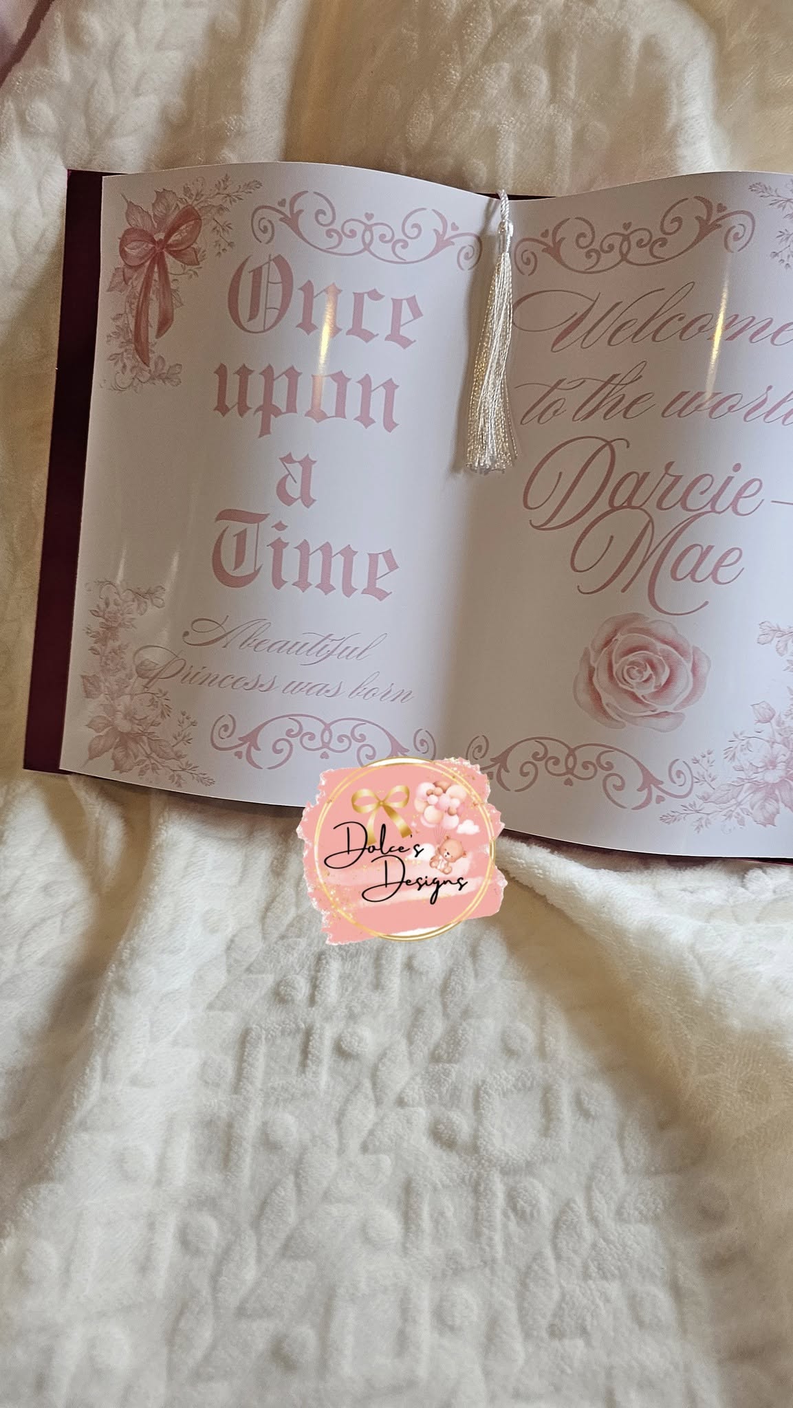 Once Upon A Time Birth announcement