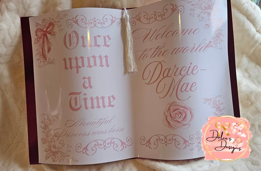 Once Upon A Time Birth announcement