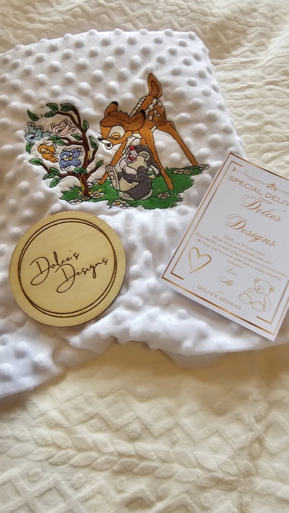 Bambi Baby Blanket