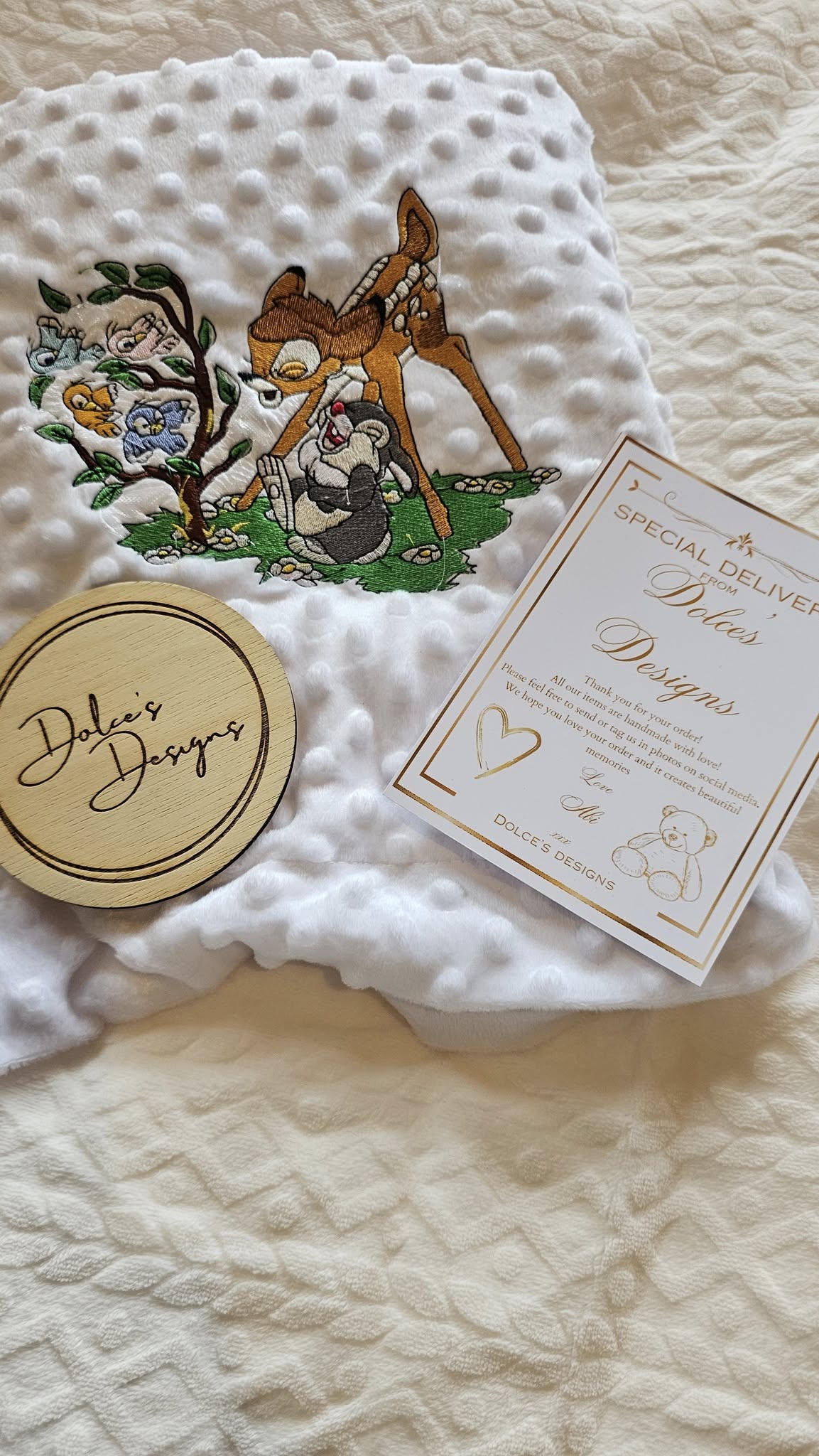 Bambi Baby Blanket