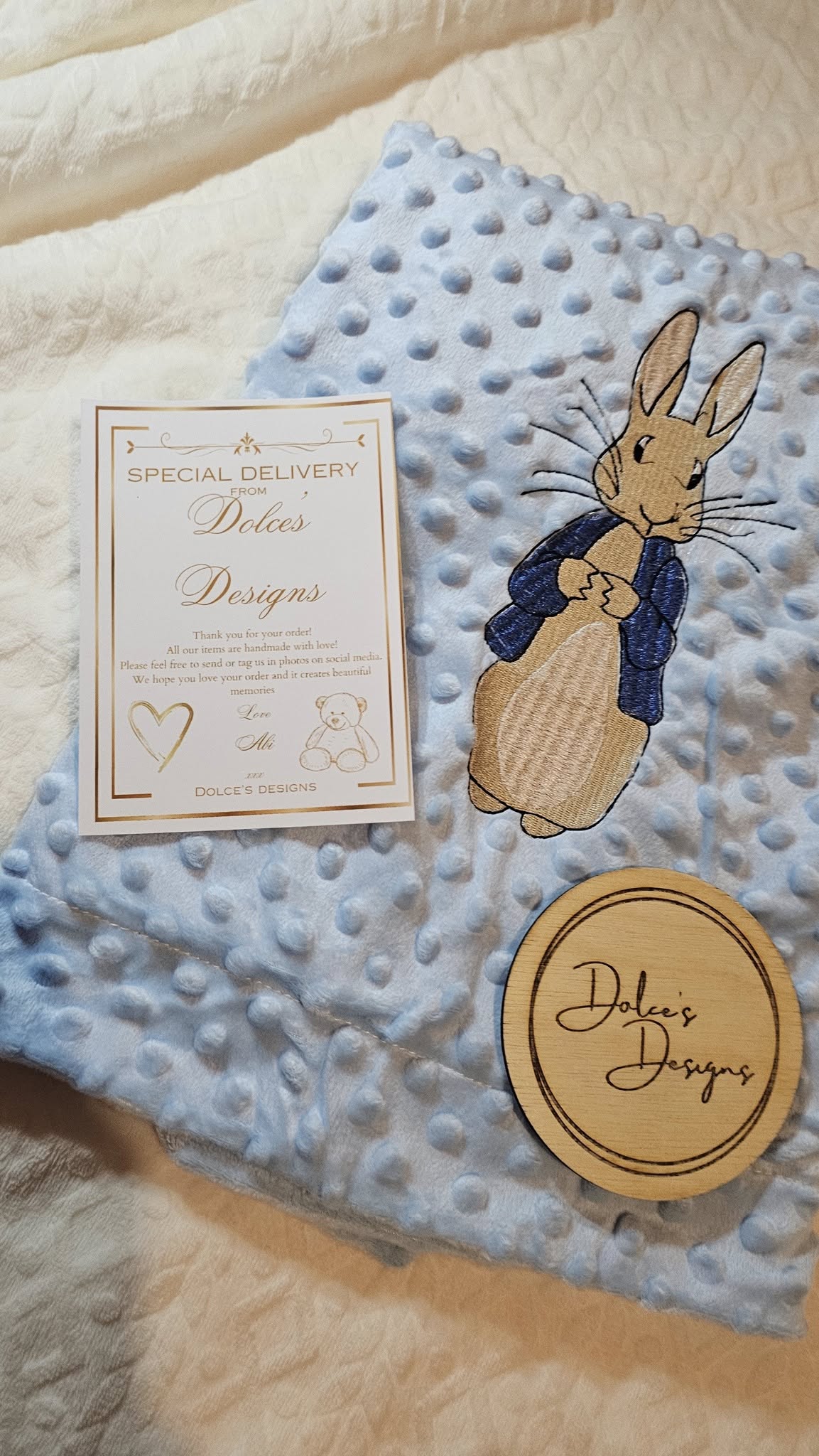 Peter Rabbit Baby Blanket