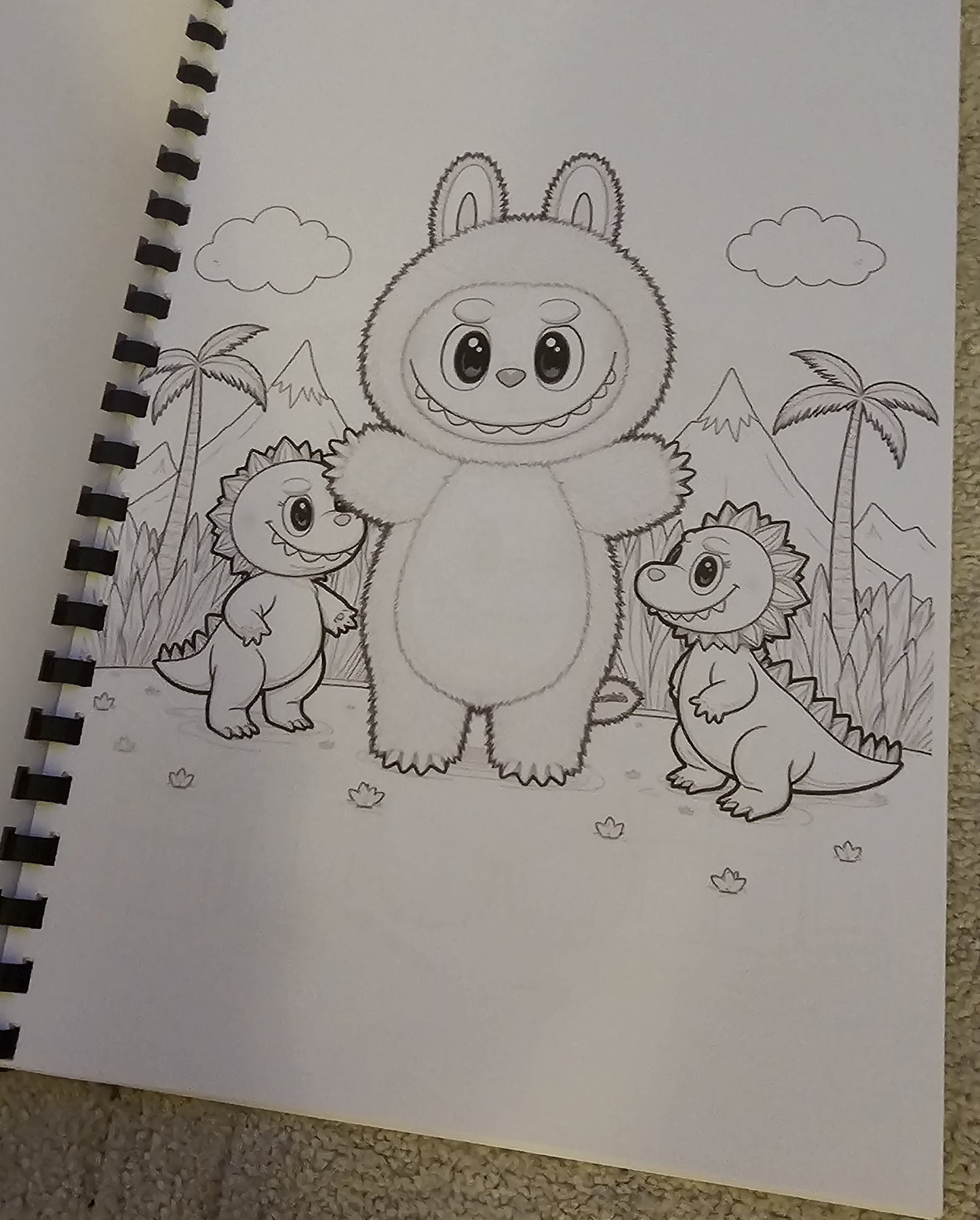 Labubu Colouring Book