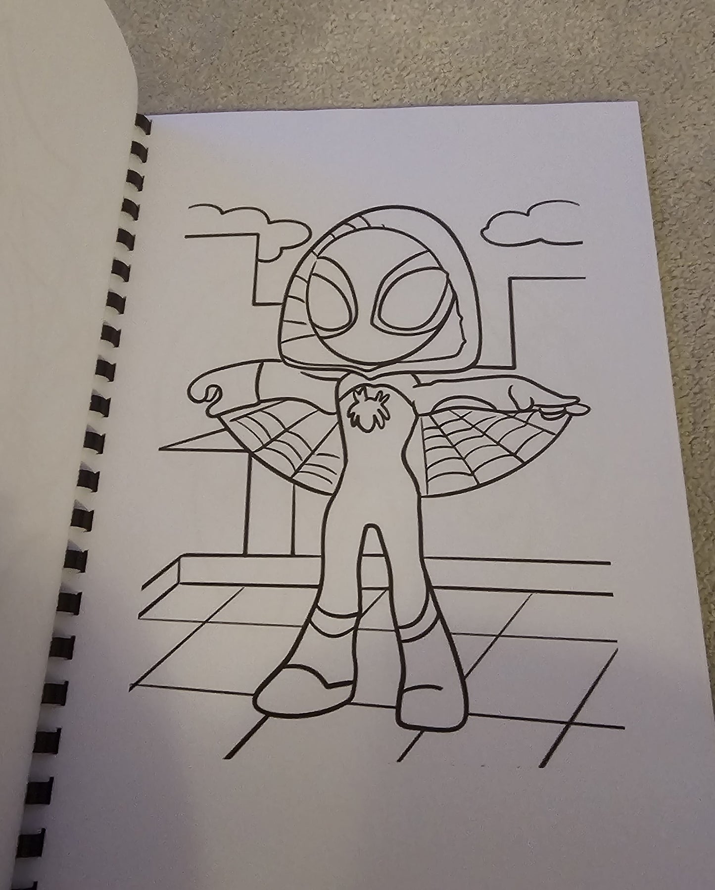 Spiderman Colouring Book