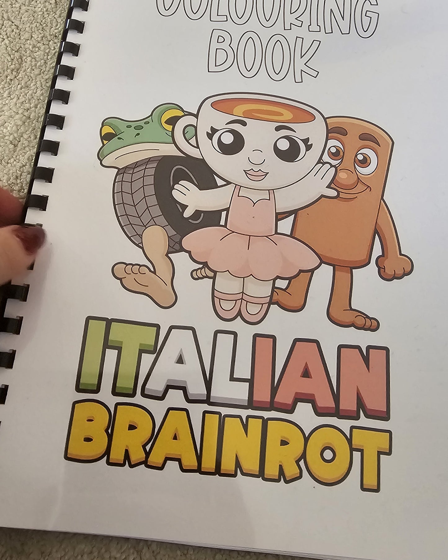 Italian Brainrot Colouring Book