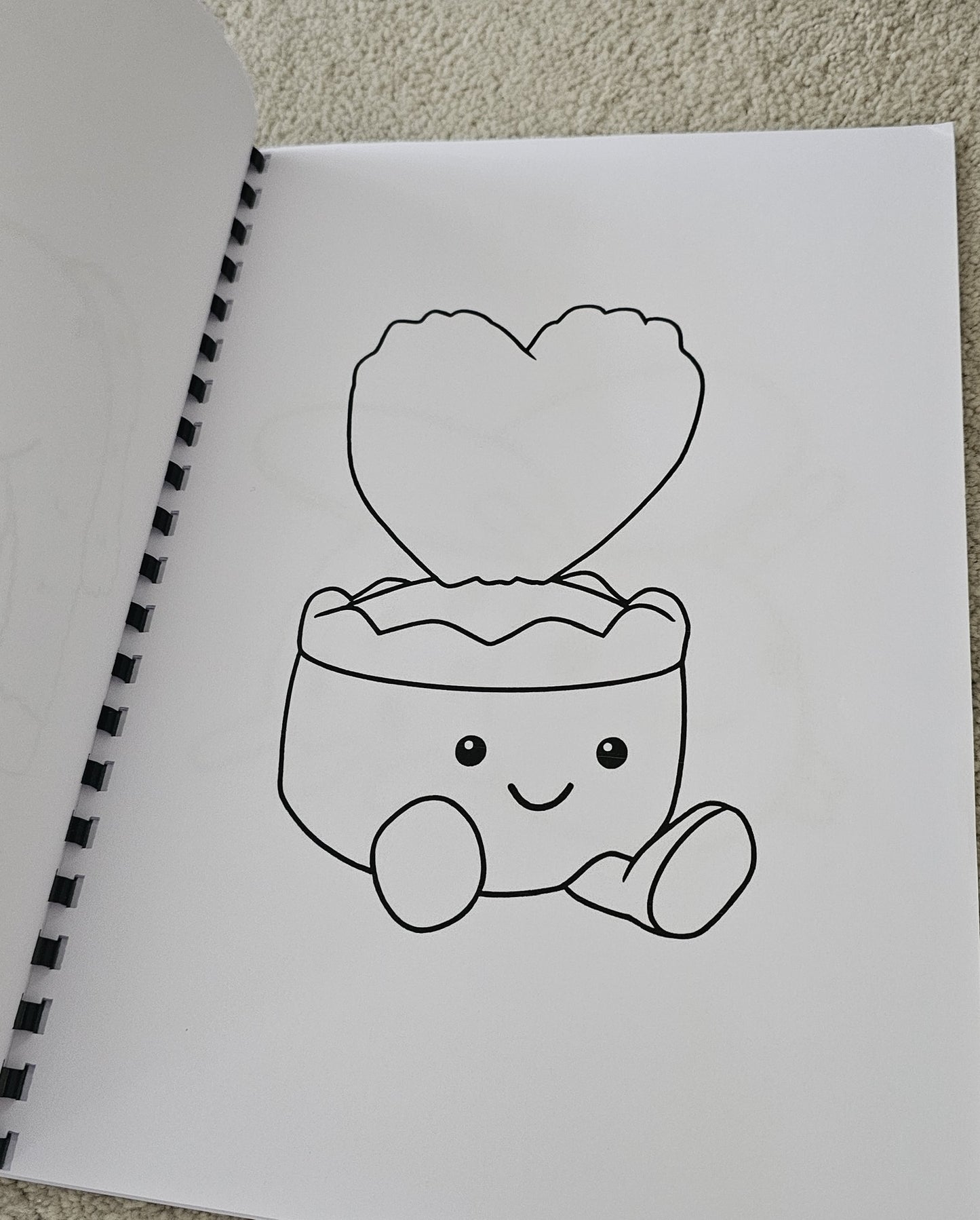 Love Bug Valentines Jellycat Colouring Book