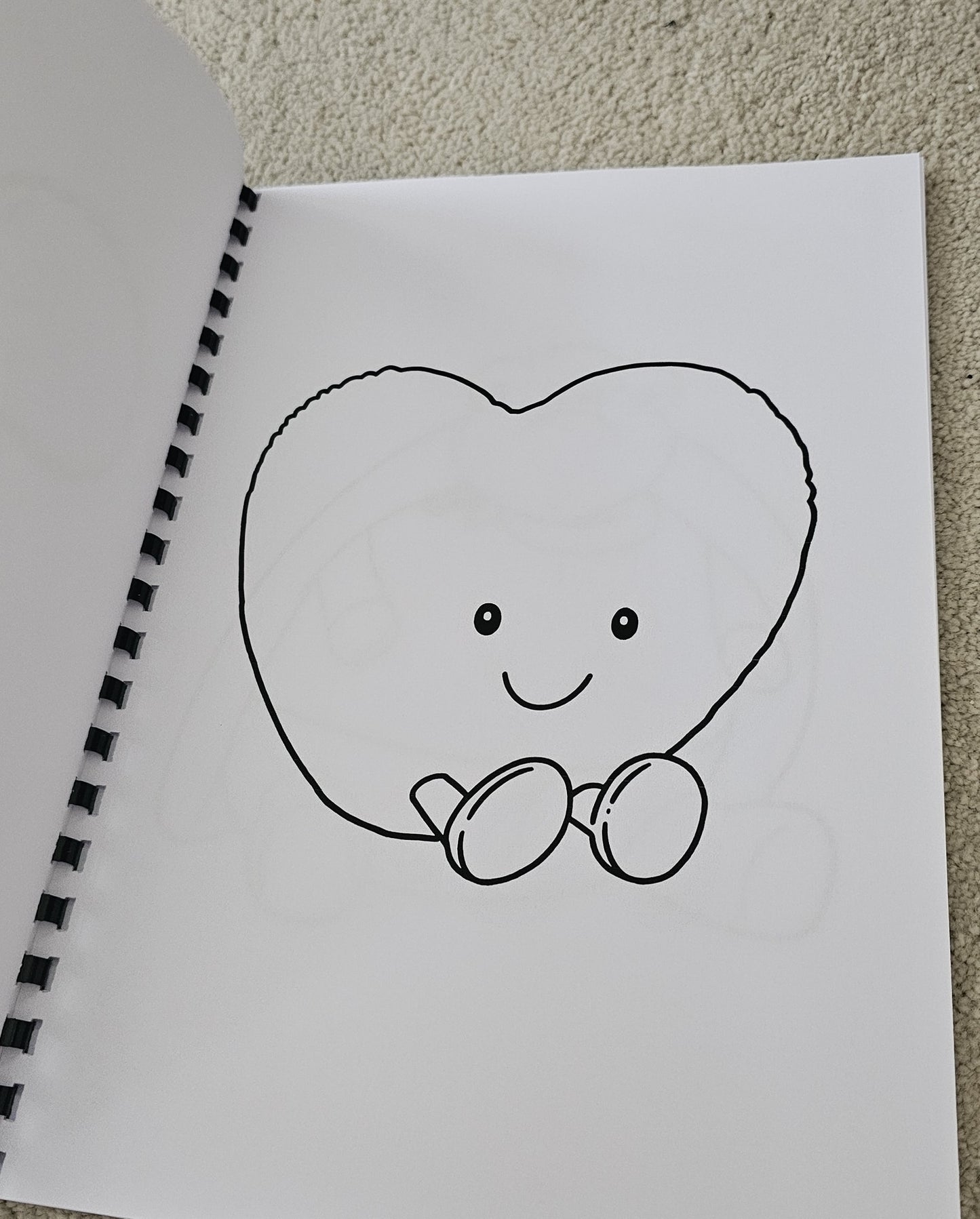 Love Bug Valentines Jellycat Colouring Book