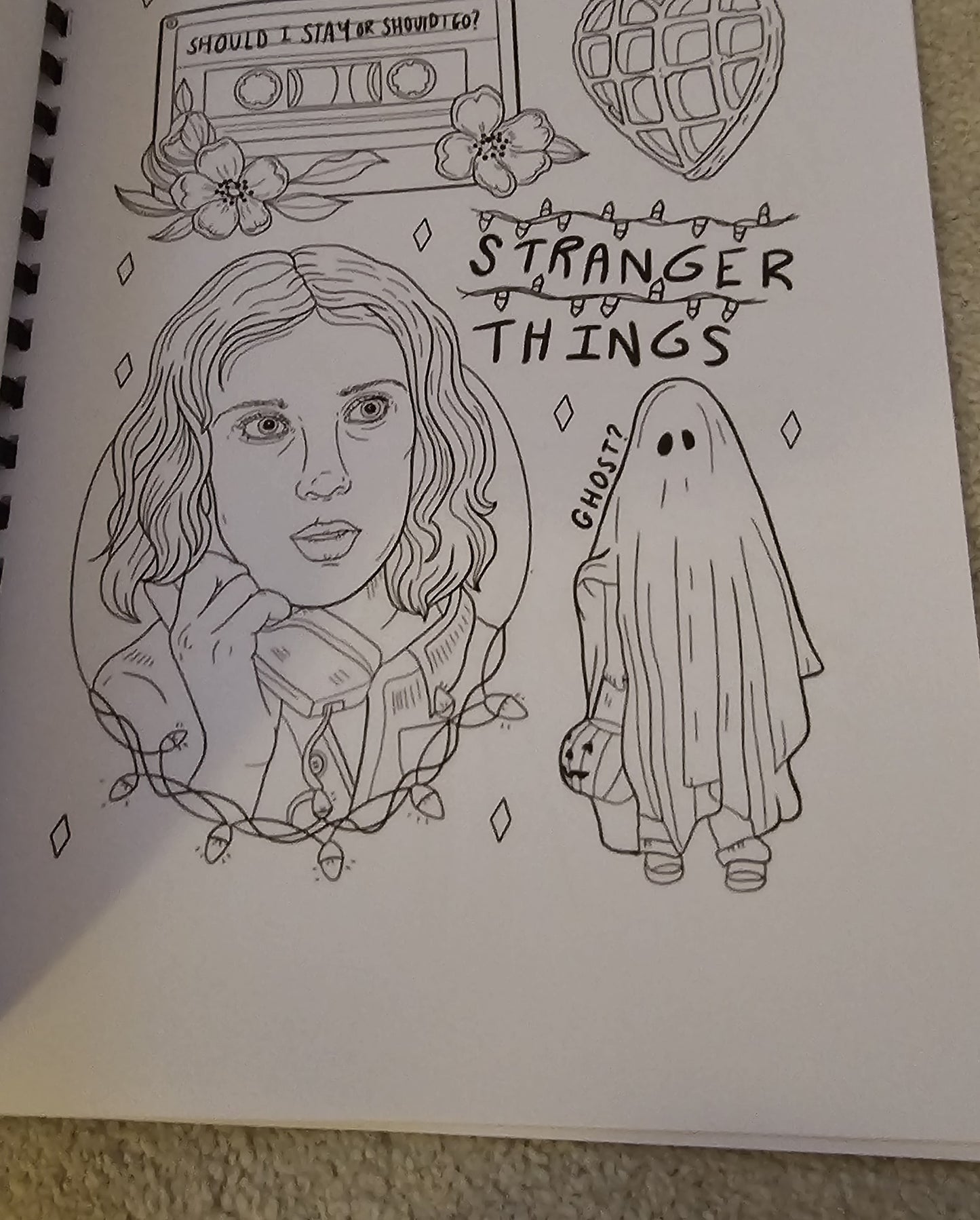 Stranger Things Colouring Book