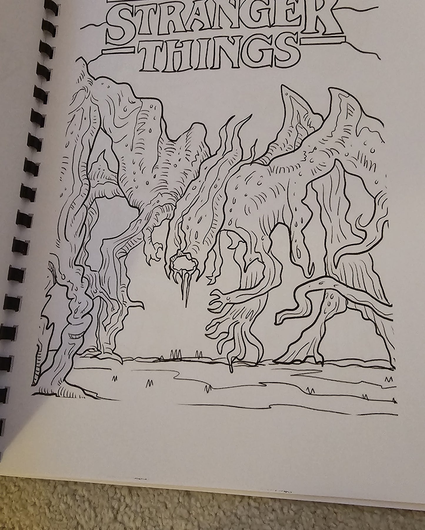 Stranger Things Colouring Book