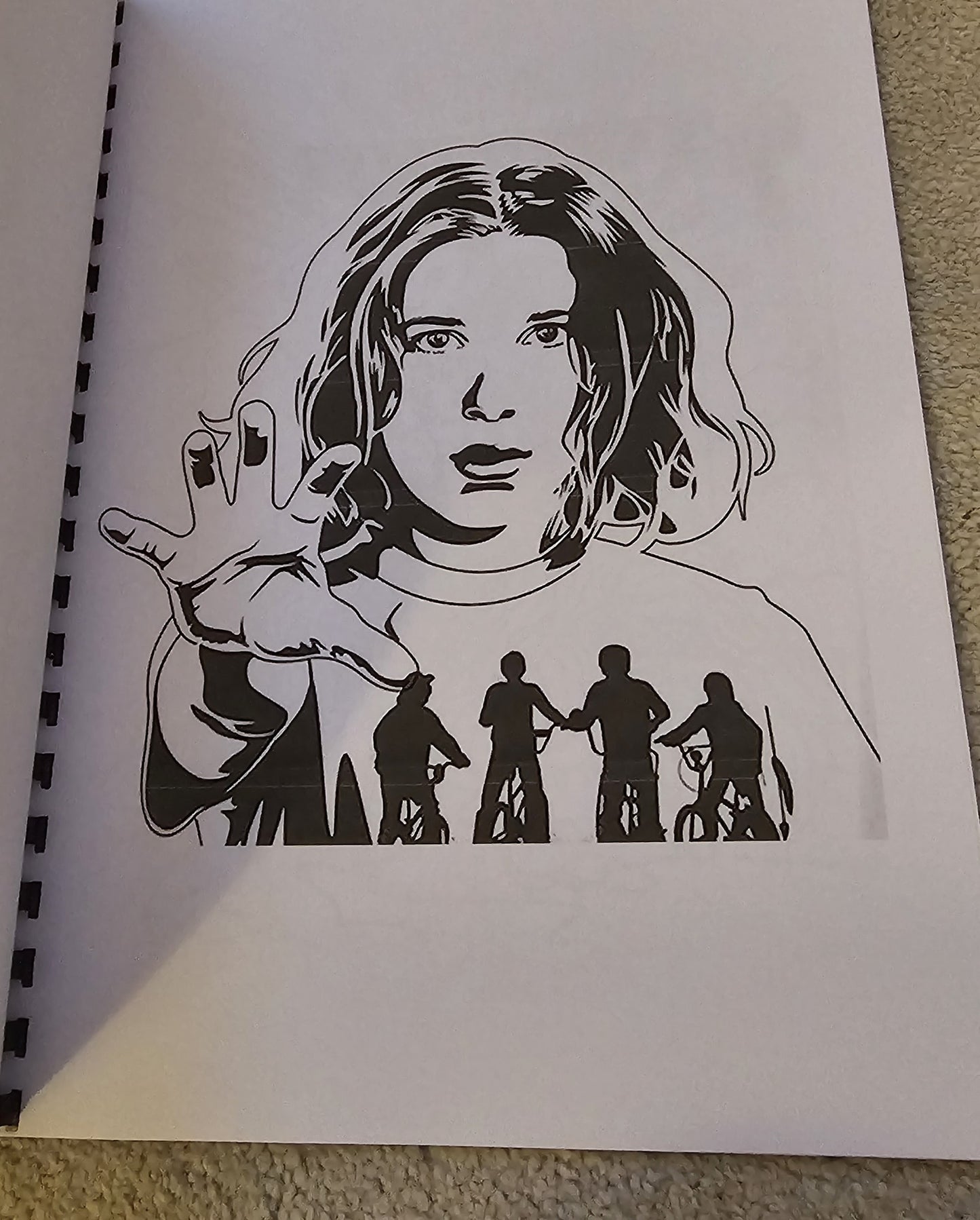Stranger Things Colouring Book