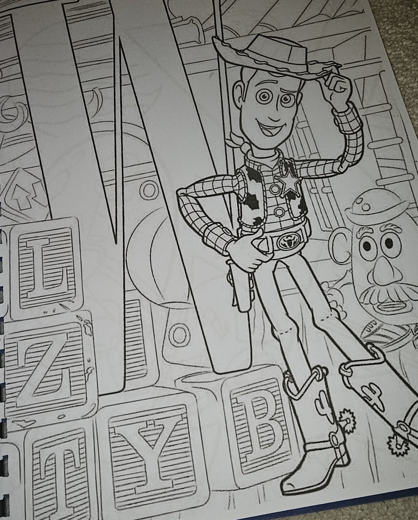 Disney Alphabet Colouring Book