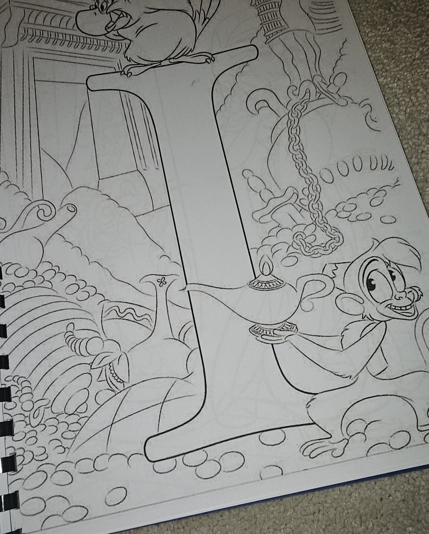 Disney Alphabet Colouring Book