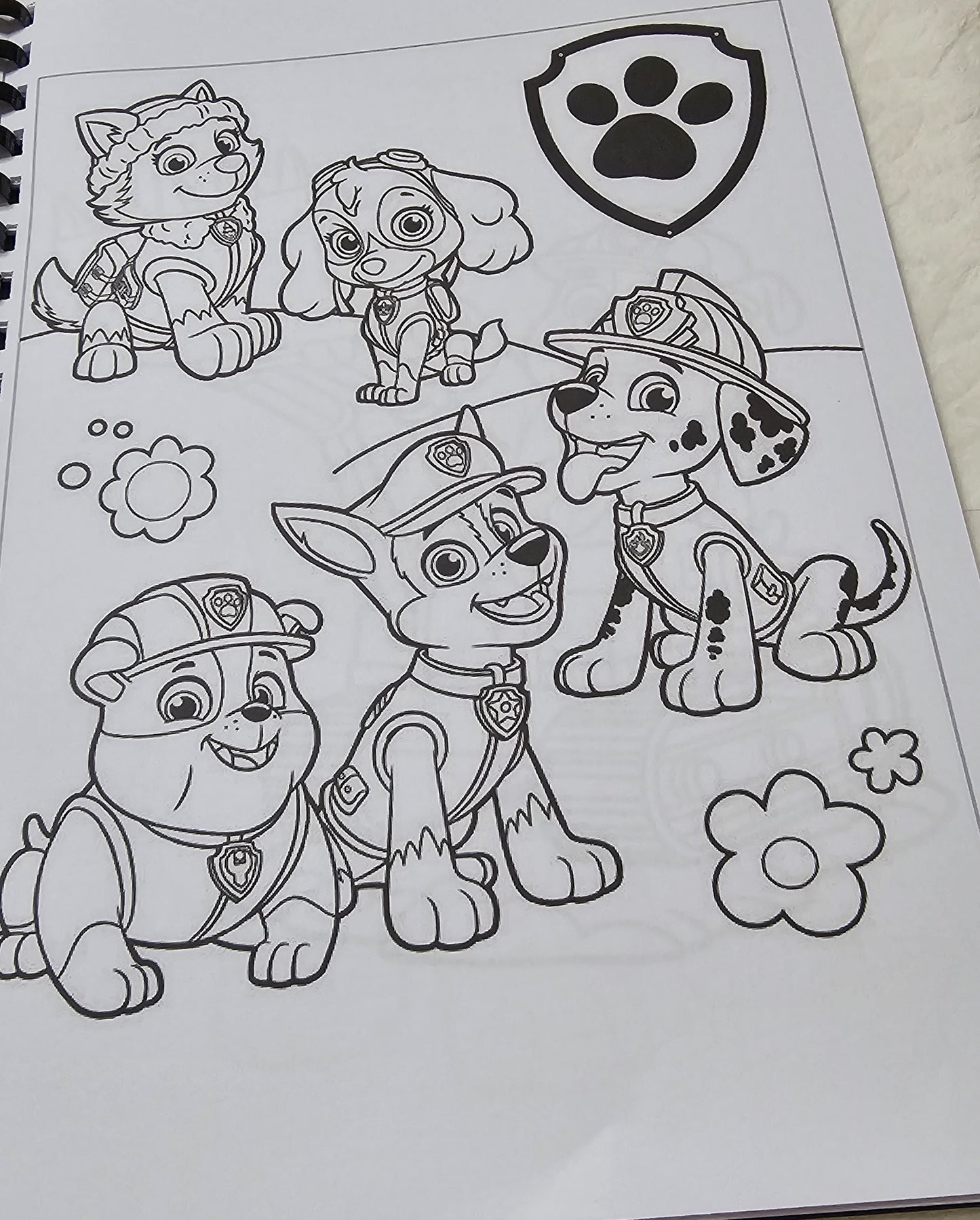 Paw Patrol Colouring Book