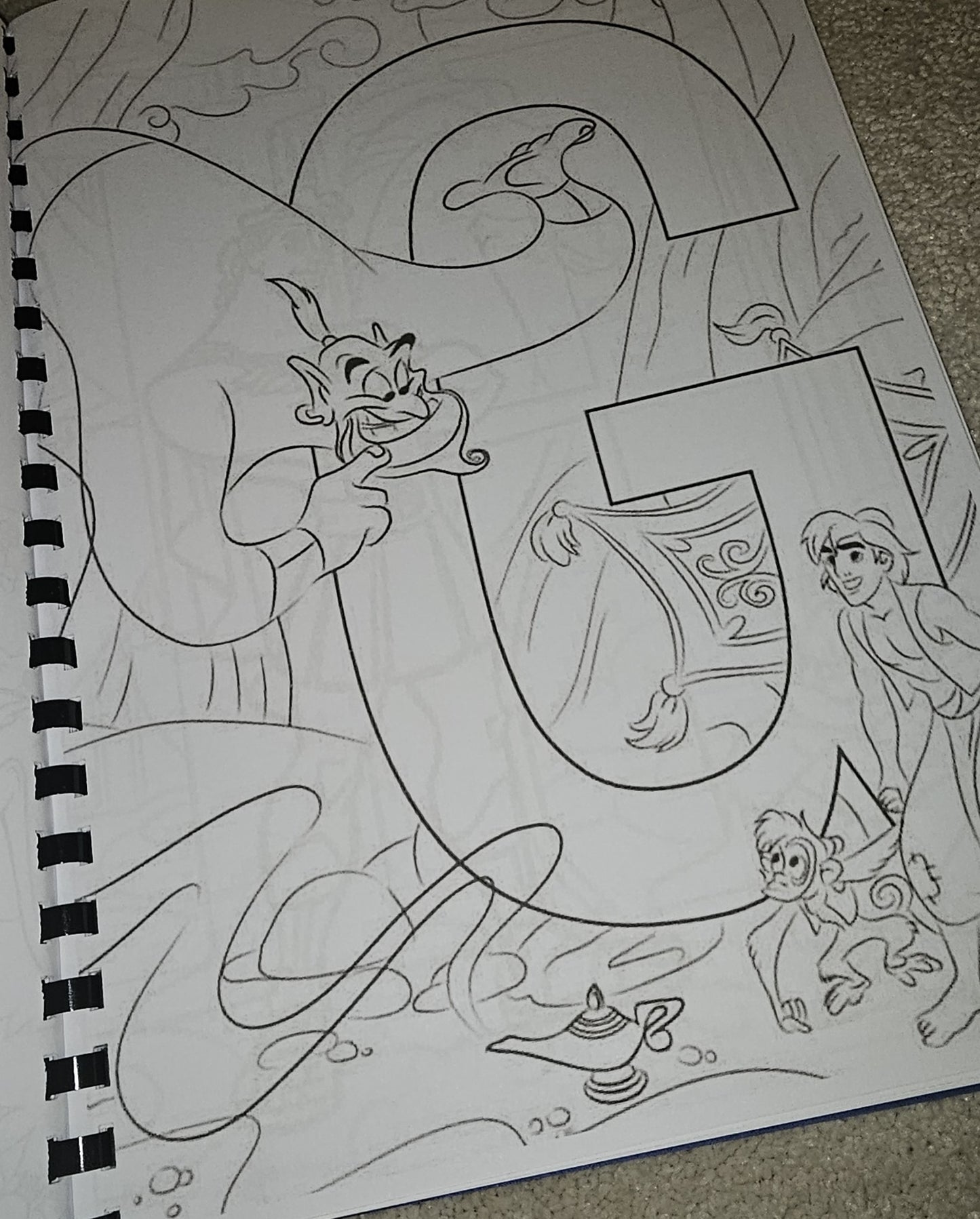 Disney Alphabet Colouring Book