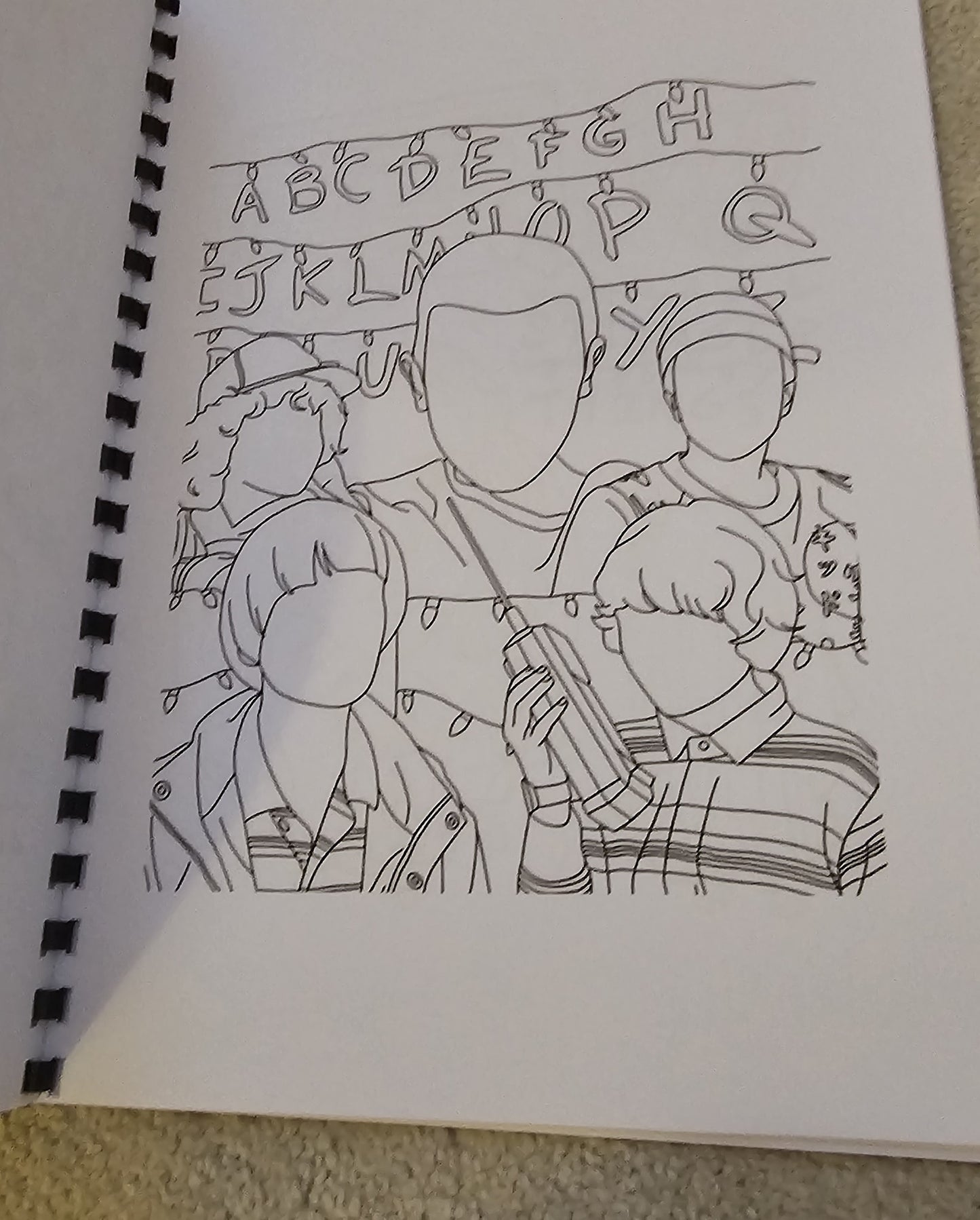 Stranger Things Colouring Book