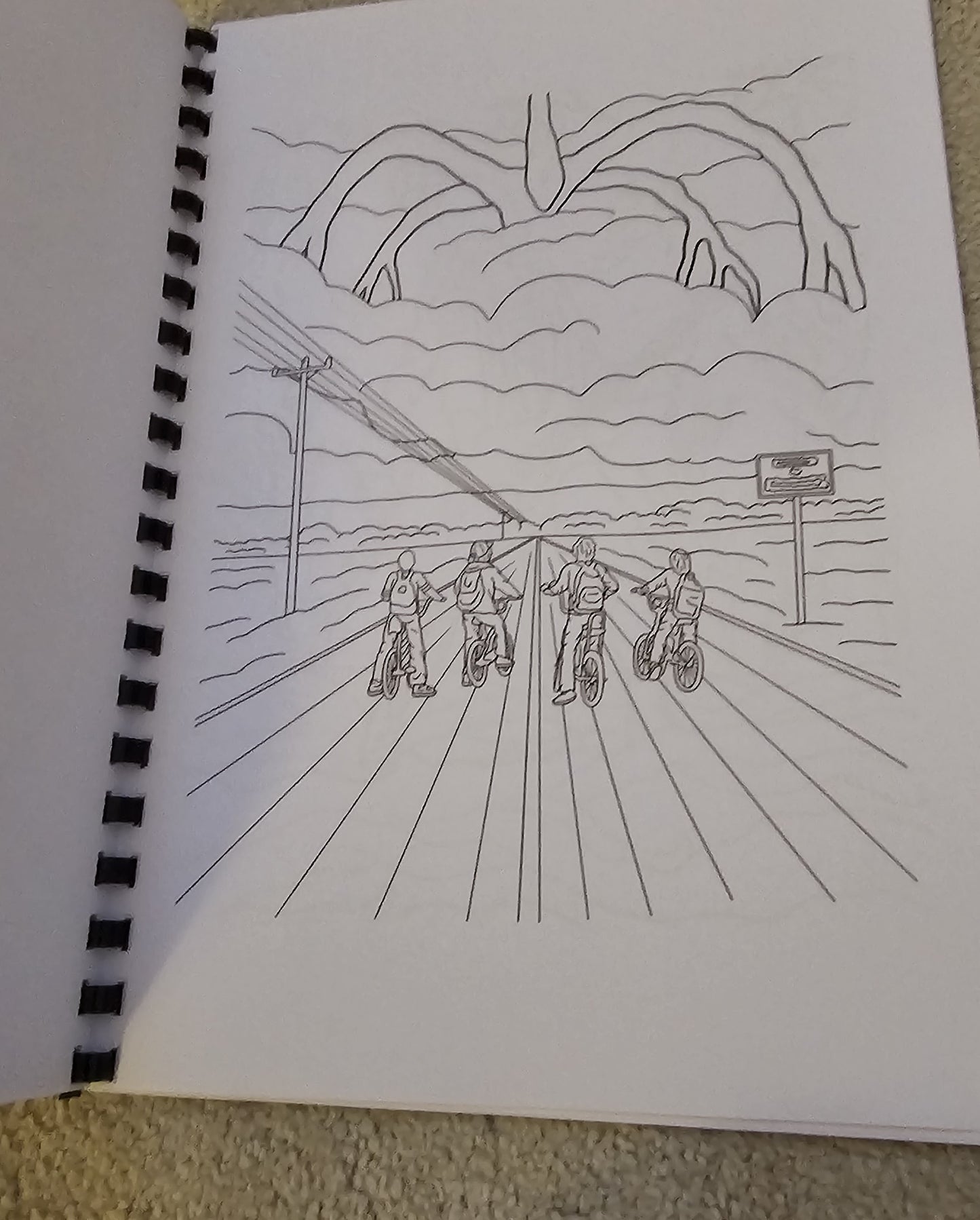 Stranger Things Colouring Book