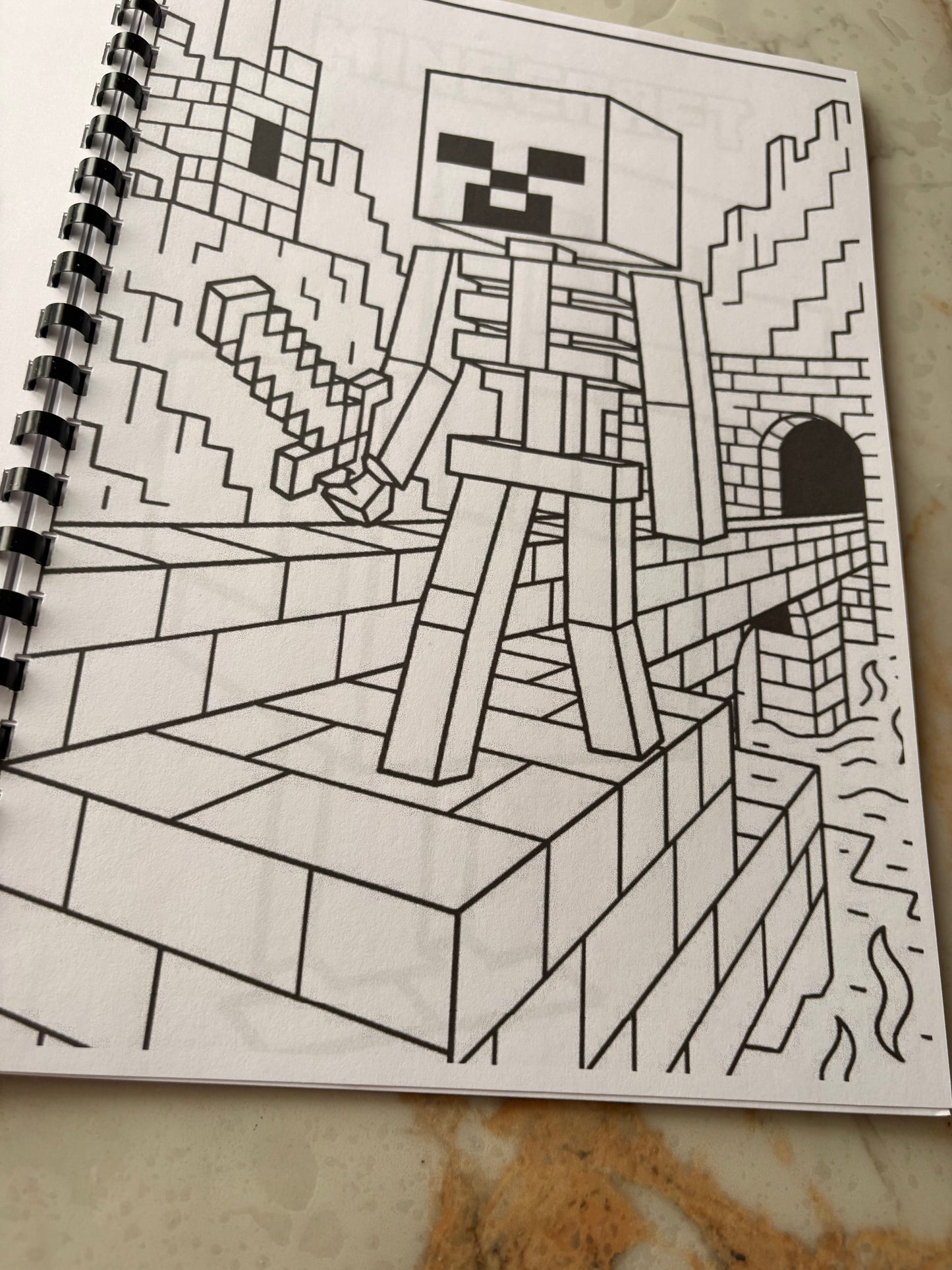 Minecraft Colouring Book