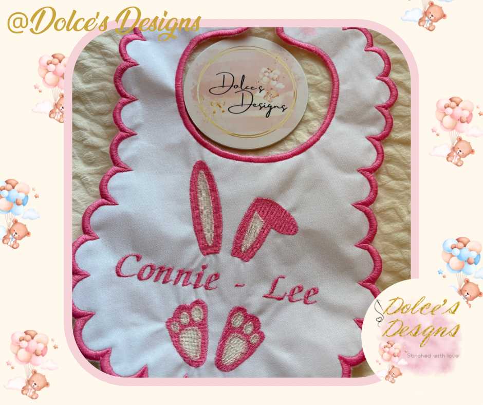 Cute Easter Handmade Bib