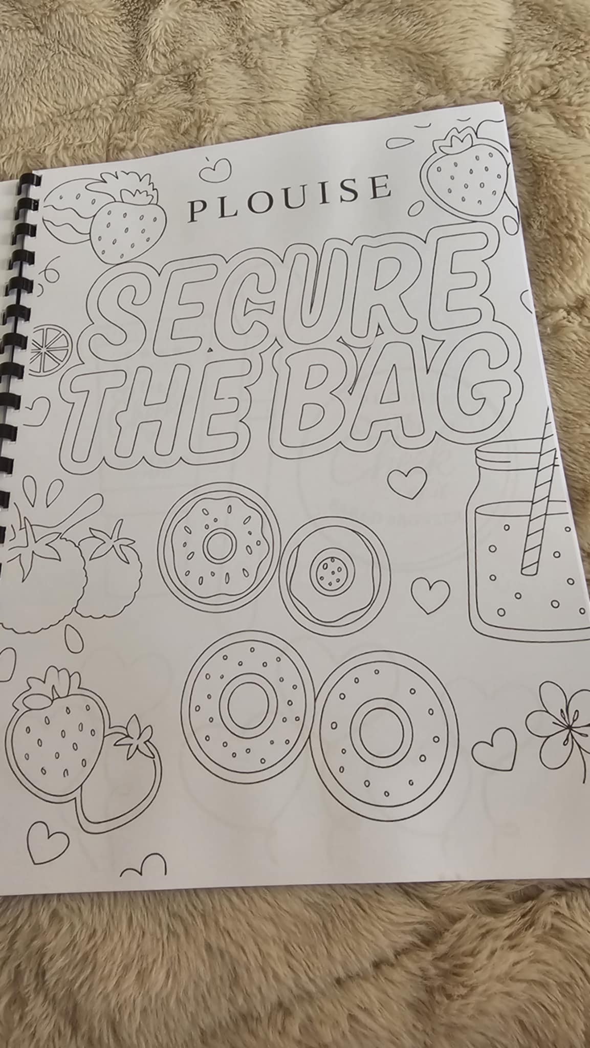 Juicy Drip P Louise Colouring book