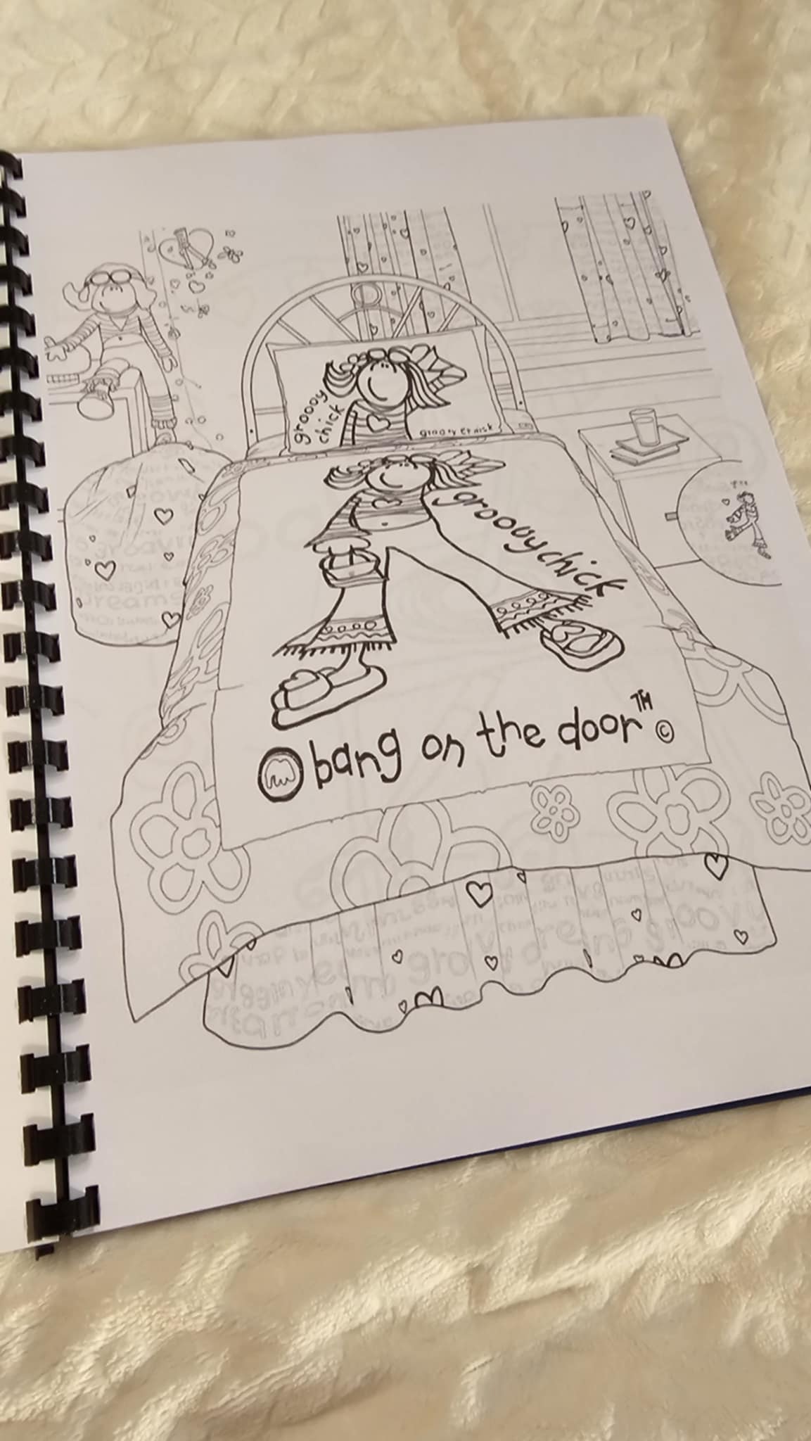Groovy Chick Colouring Book