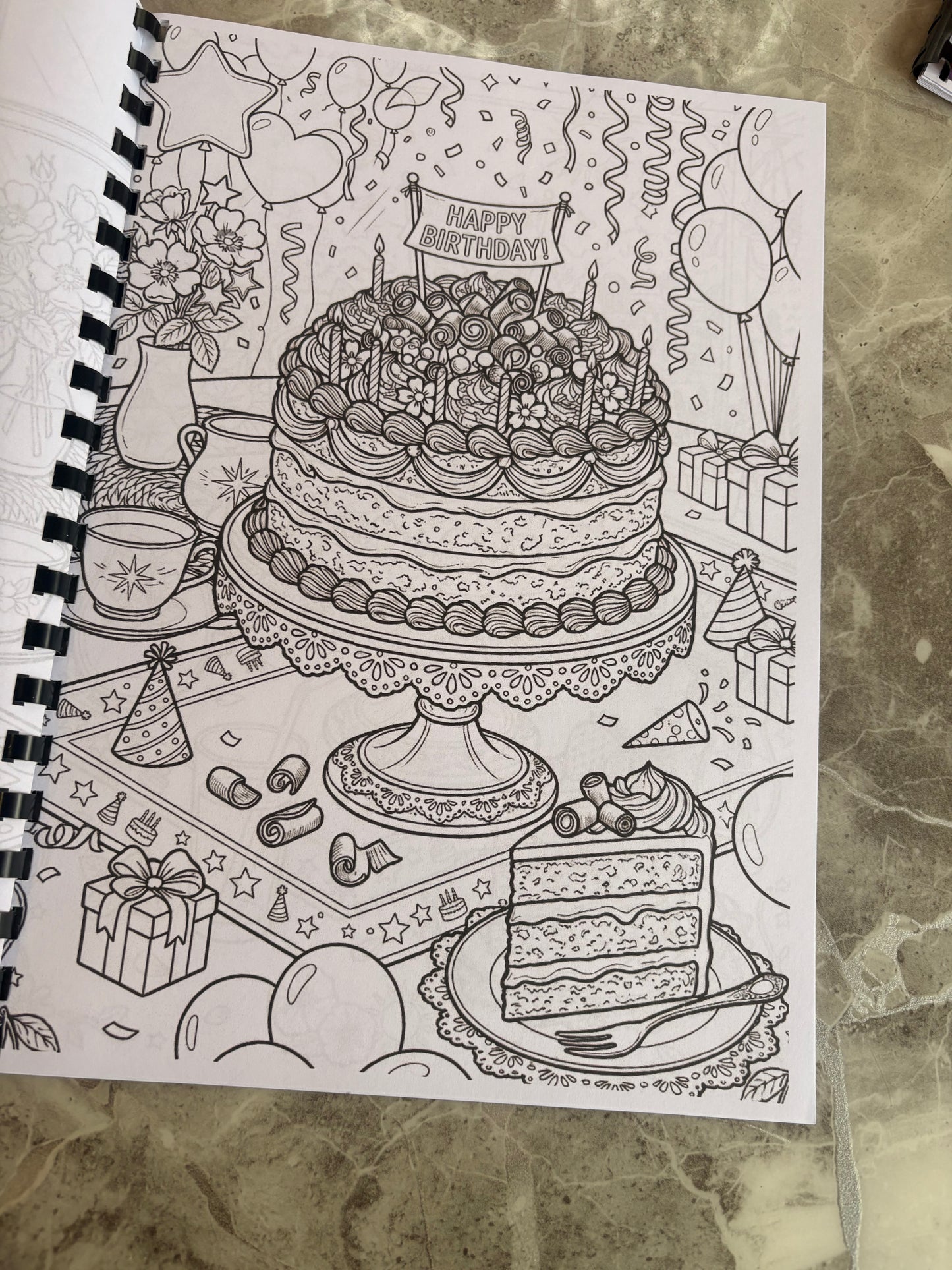Cake Colouring for All – Cake Lovers Colouring Book 🎂
