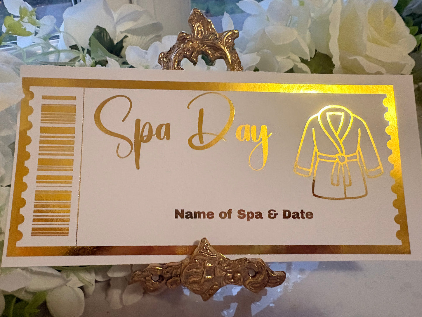 Spa Day Ticket Gift