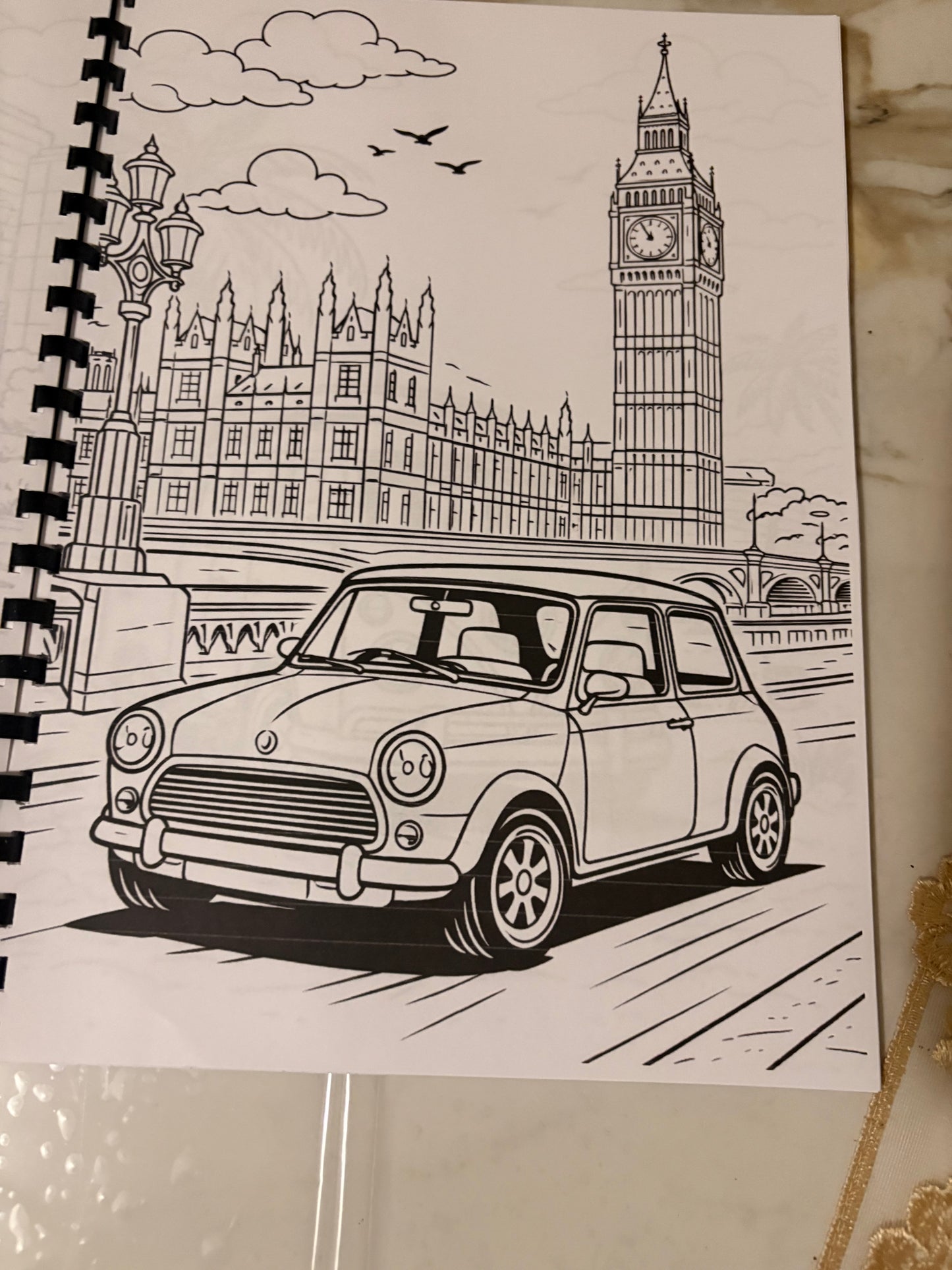 Classic Cars Colouring Book