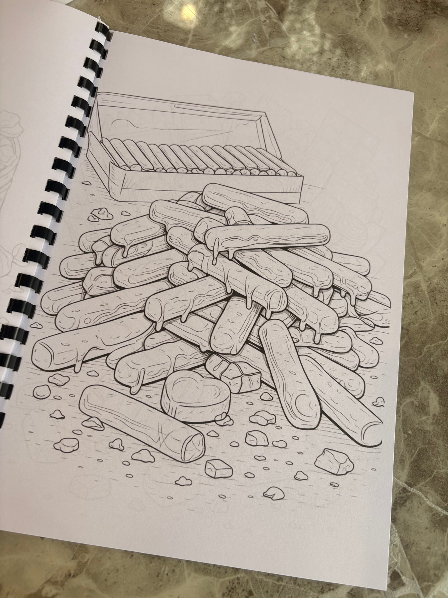 Chocolate Lovers Colouring Book 🍫
