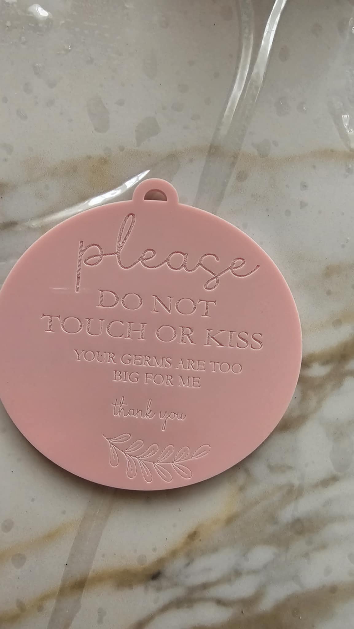 Please Don't Touch Hangers - MDF or Acyrlic