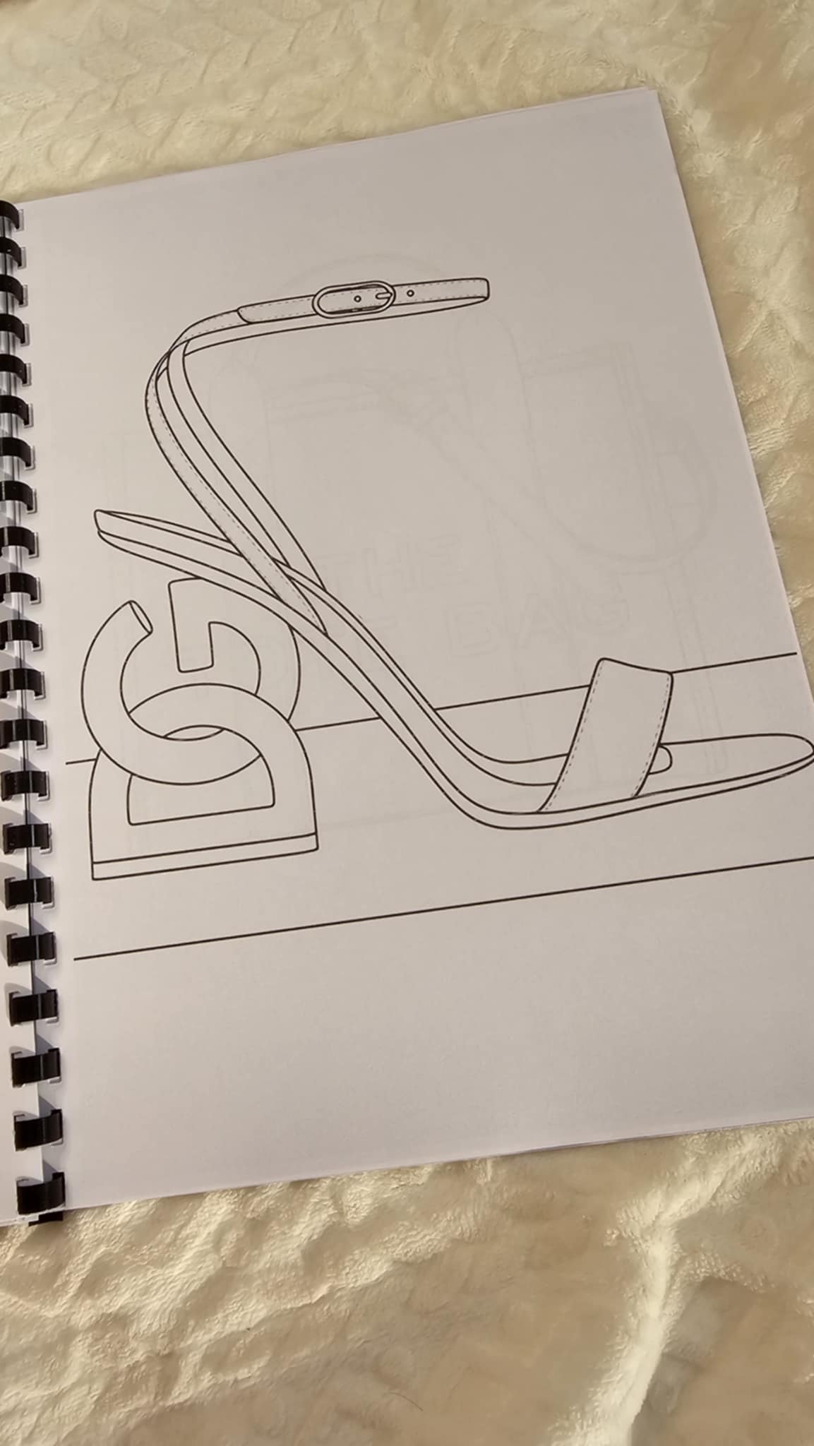 Designer Fashion Colouring Book