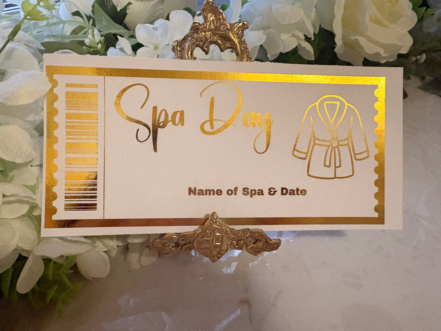 Spa Day Ticket Gift