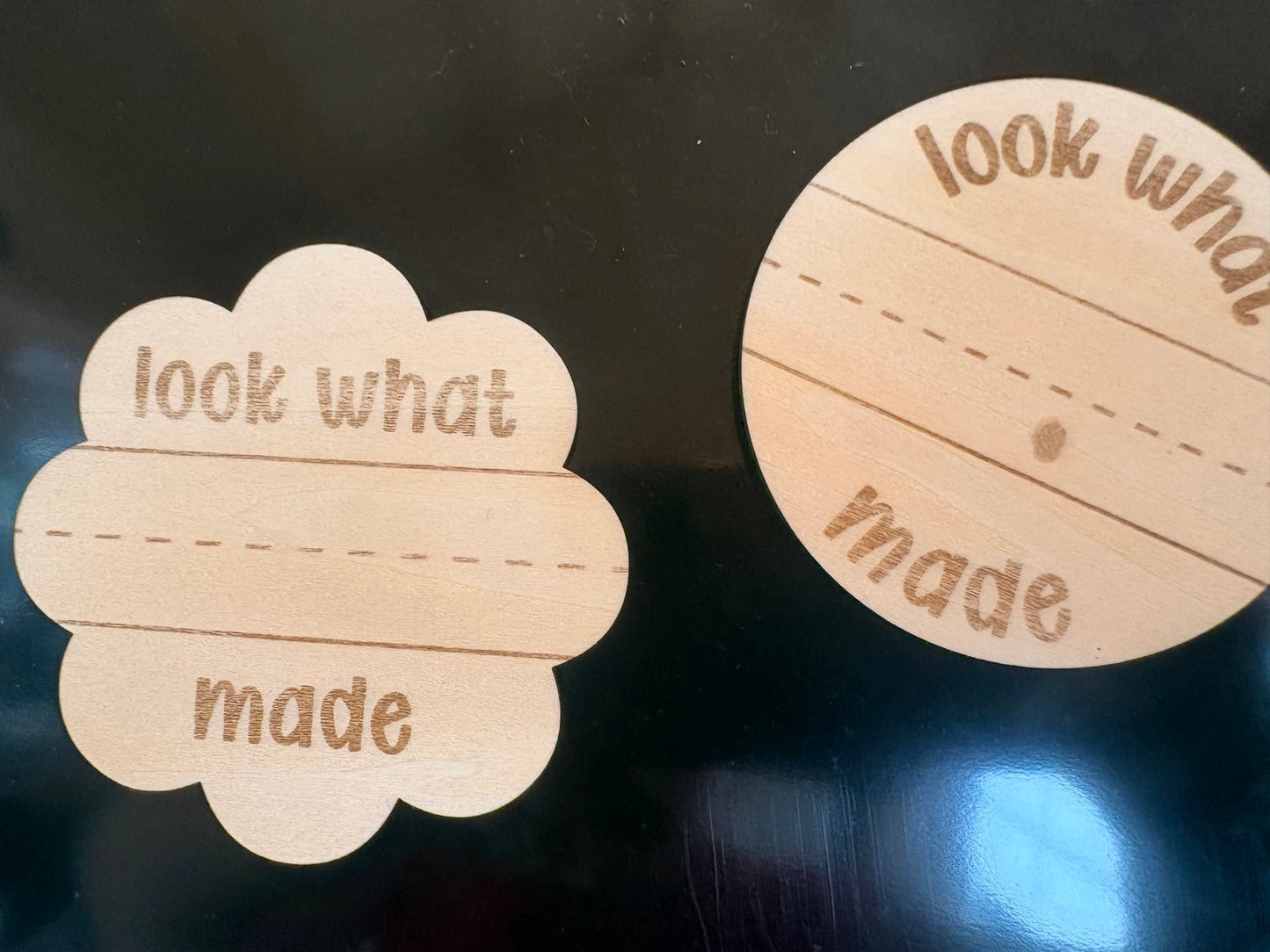Personalised Look What I Made Magnet – Children's Artwork Display Magnet | Fridge Art Holder | Teacher & School Keepsake