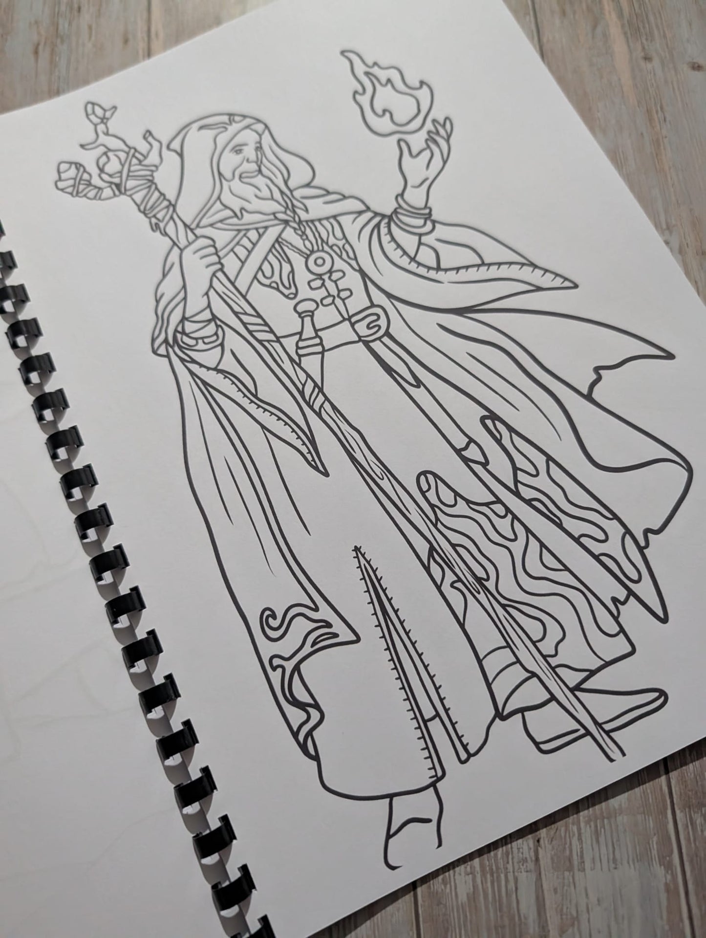 Fantasy Role Playing Colouring Book A4 | Dungeon Adventure Colouring Book | 20+ Pages | Adult Fantasy Colouring Book | Printed in UK