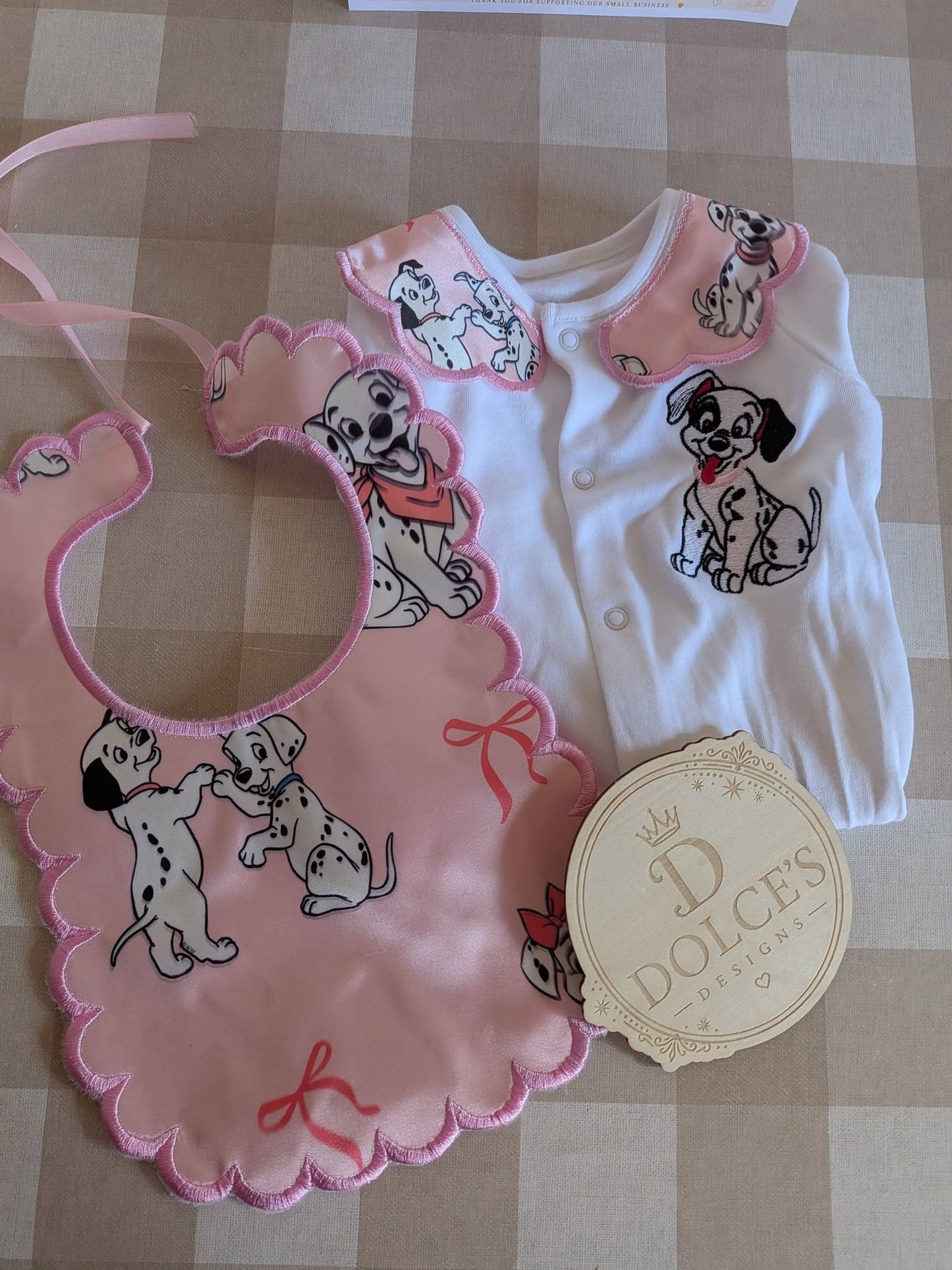 101 Spotty Dog Personalised Baby Set