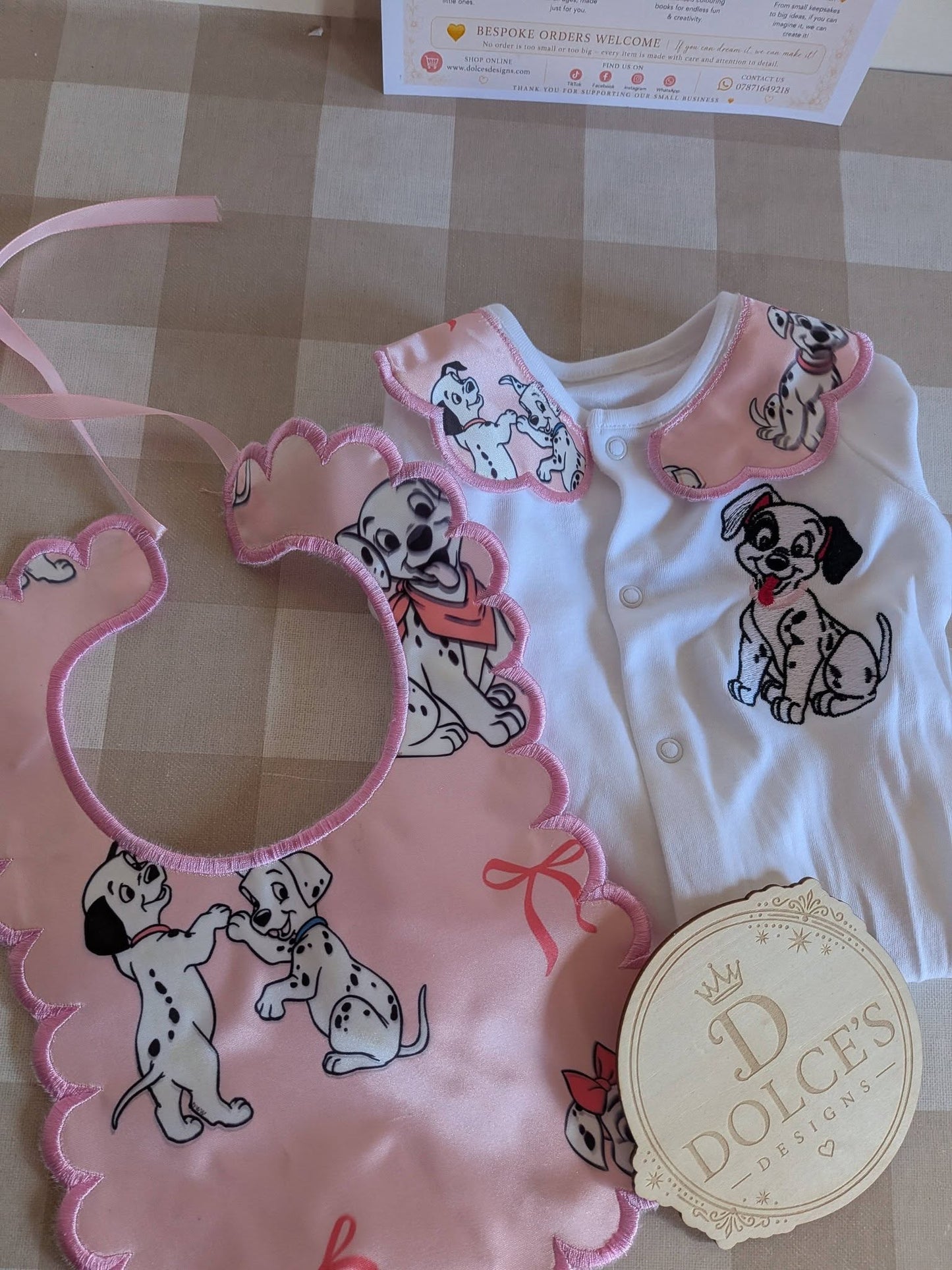 101 Spotty Dog Personalised Baby Set