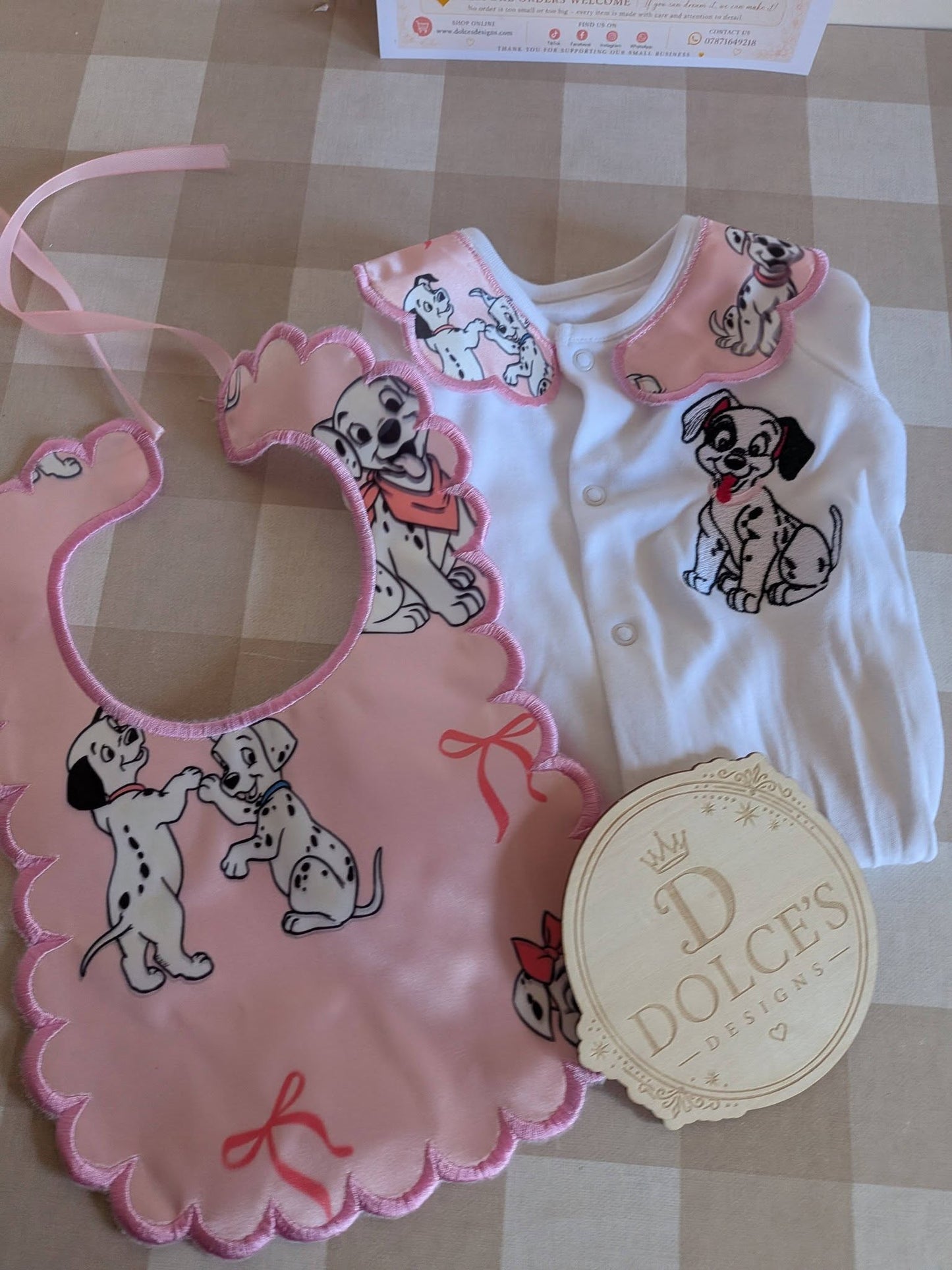 101 Spotty Dog Personalised Baby Set