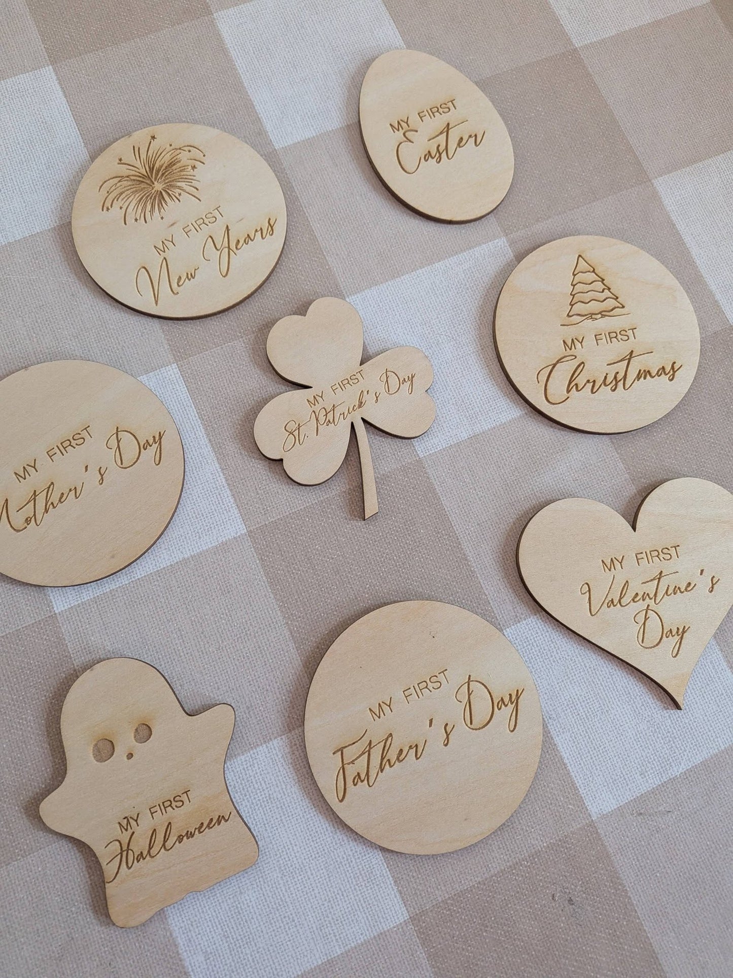 My First Milestone Photo Prop Set