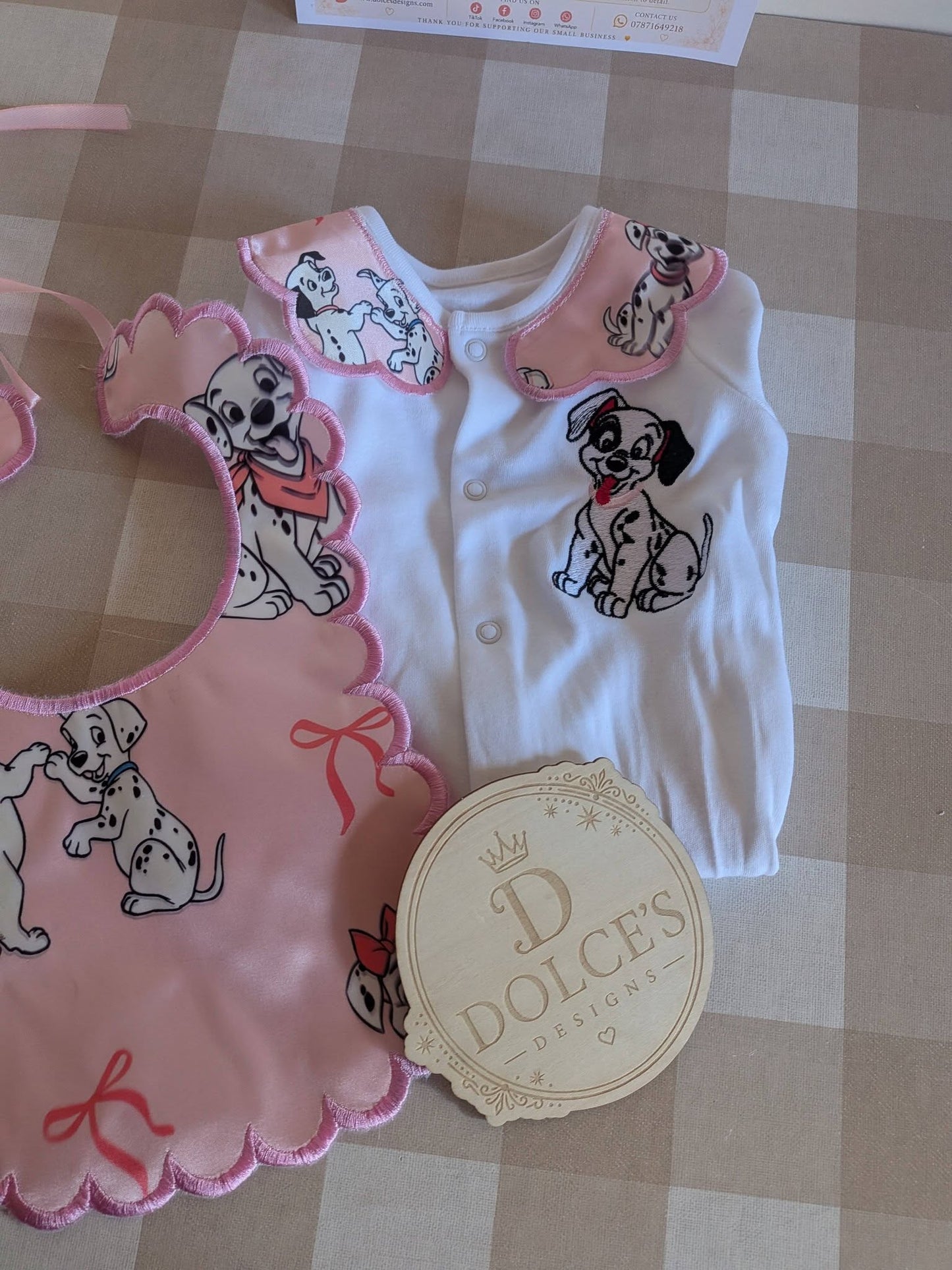 101 Spotty Dog Personalised Baby Set