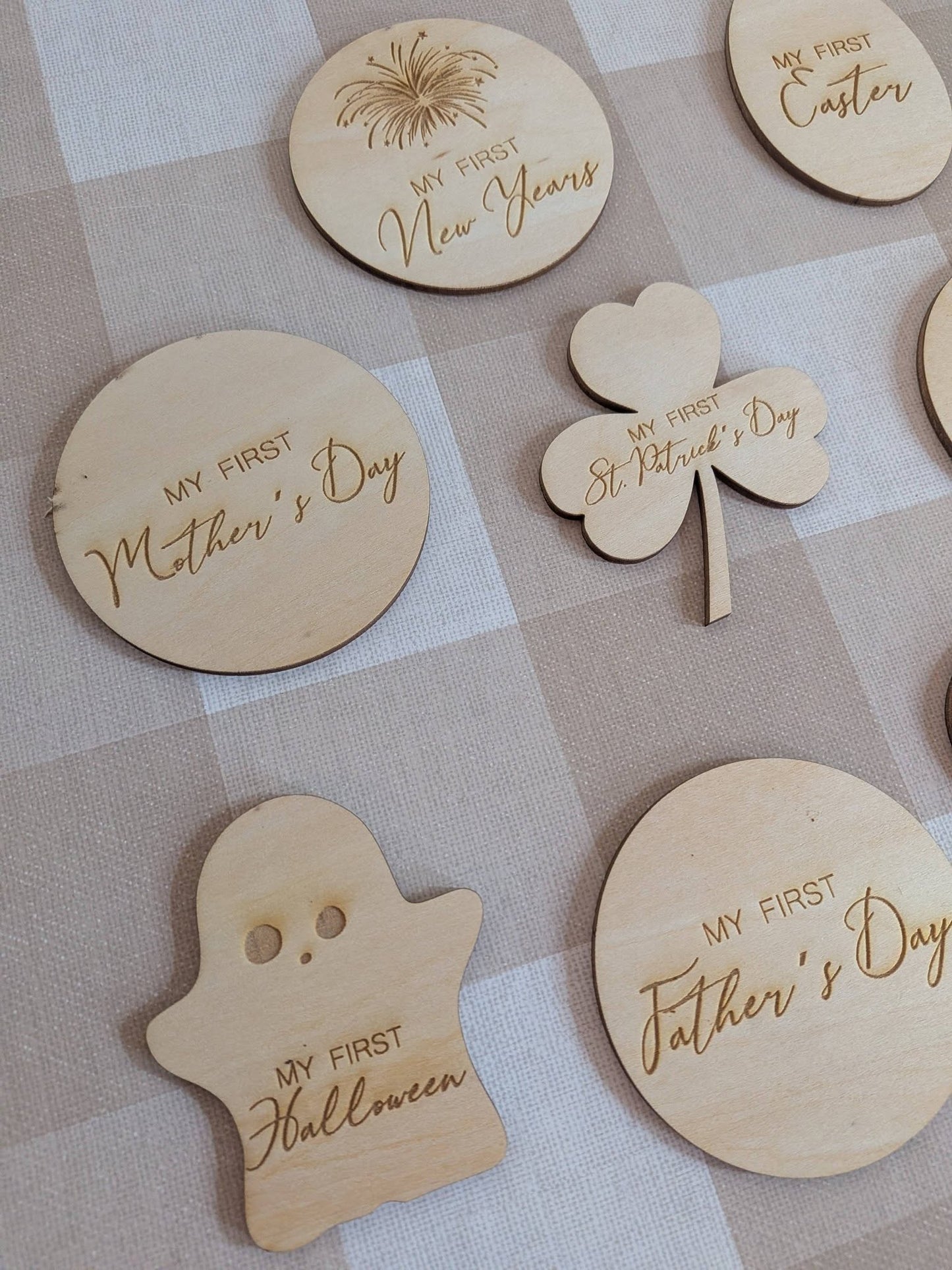 My First Milestone Photo Prop Set