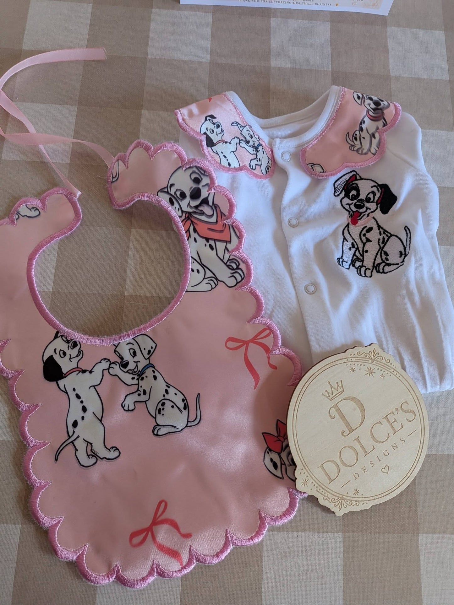101 Spotty Dog Personalised Baby Set