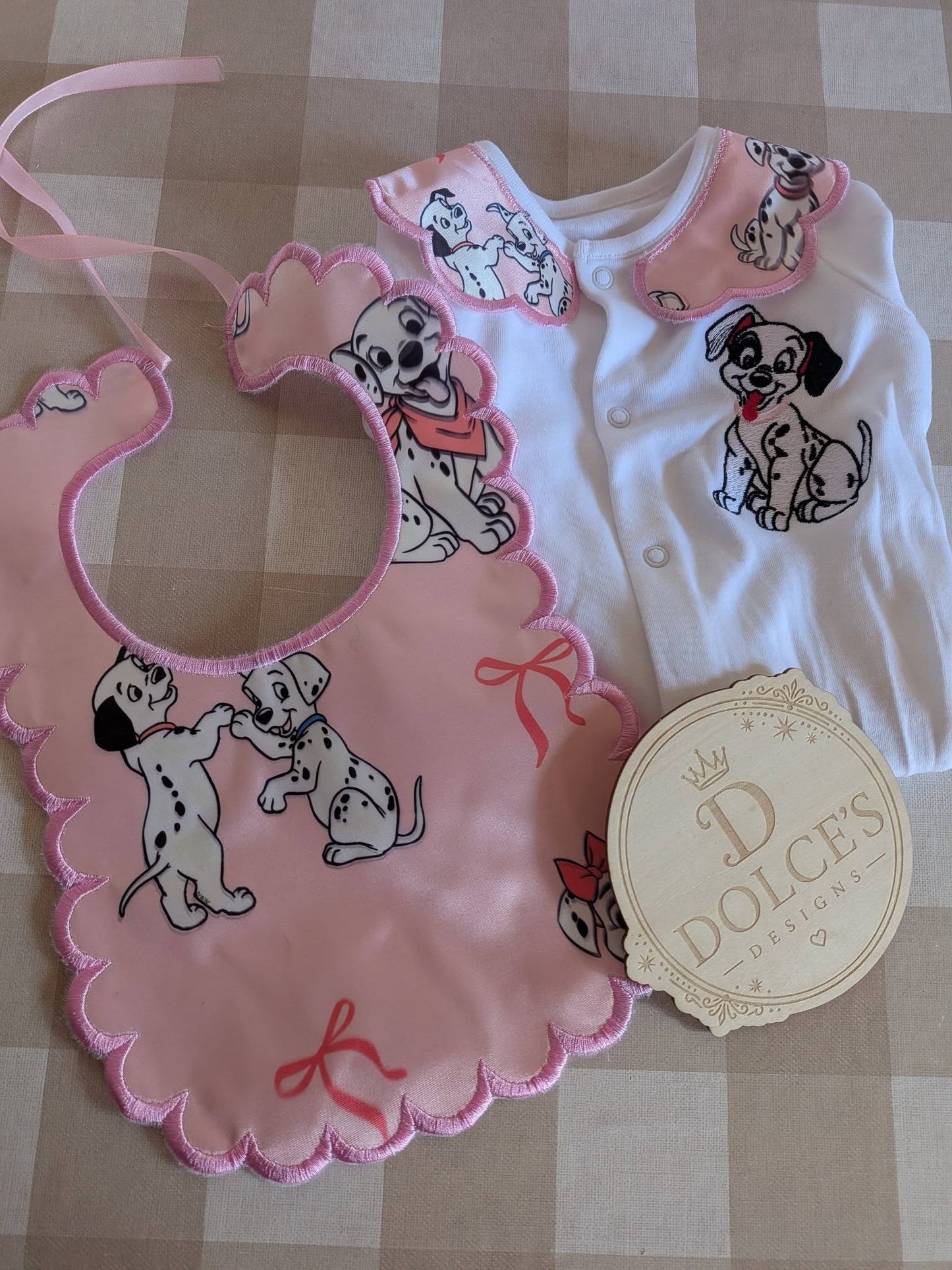 101 Spotty Dog Personalised Baby Set