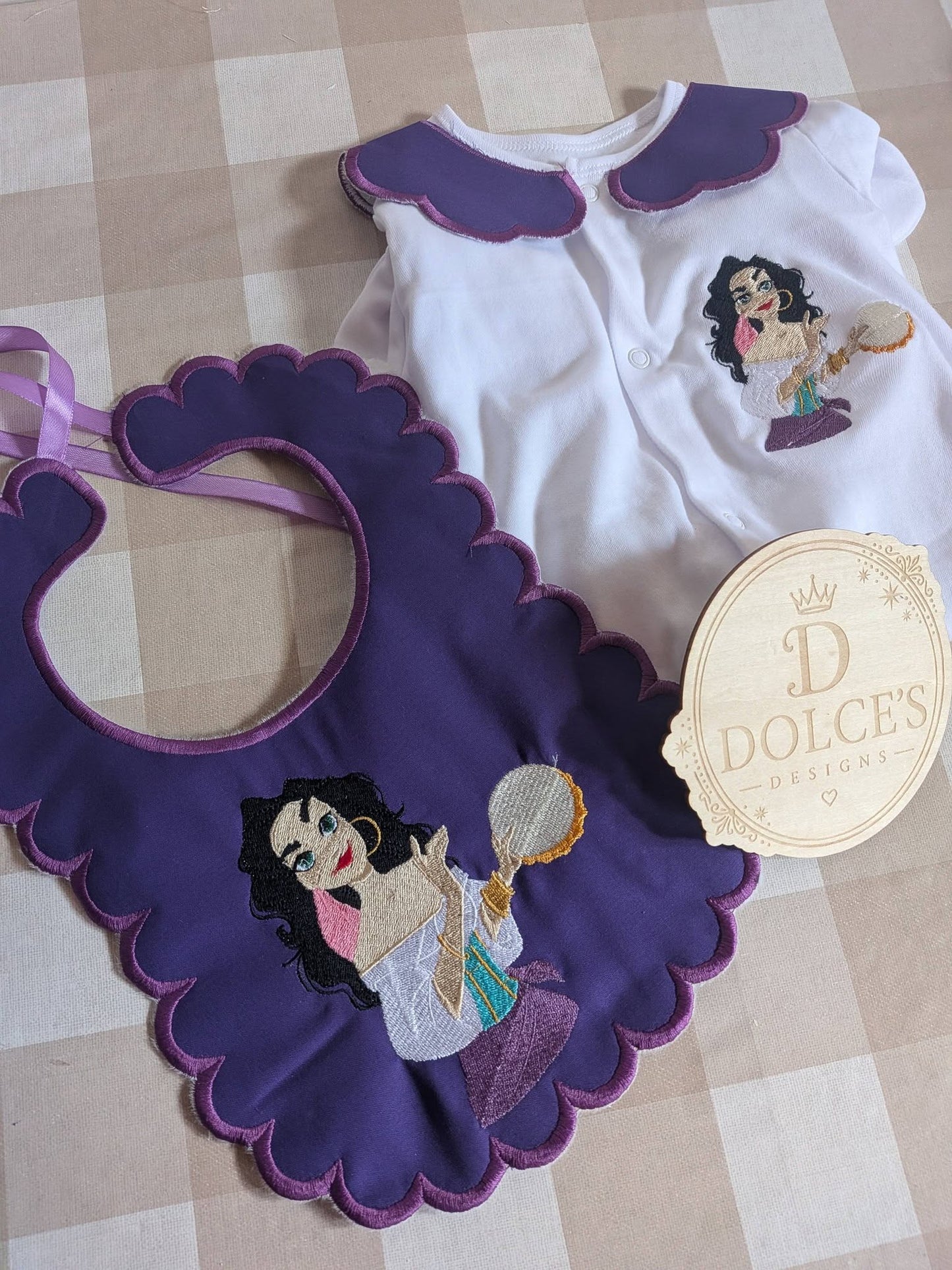 Personalised Esmeralda Inspired Baby Set