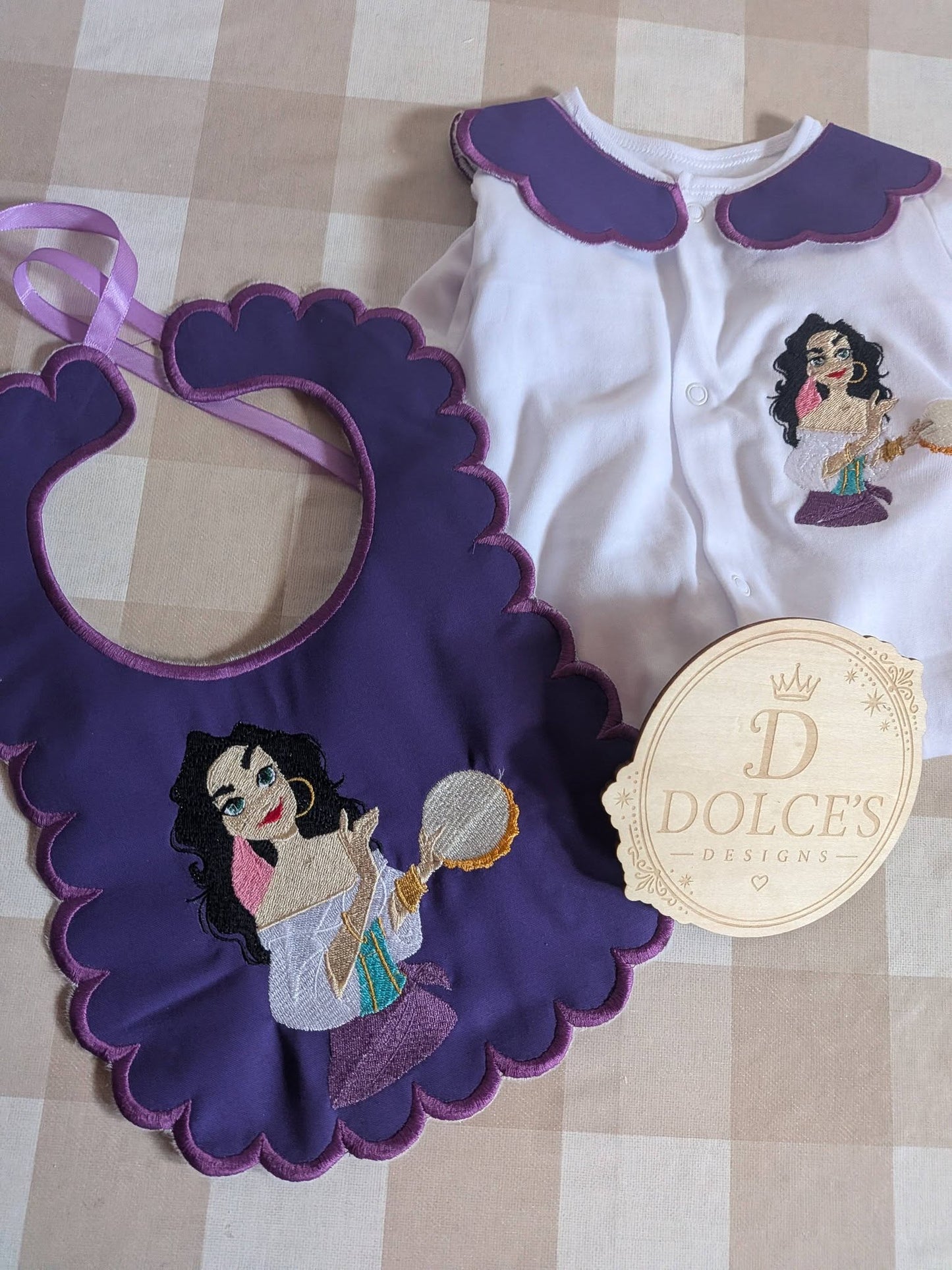Personalised Esmeralda Inspired Baby Set
