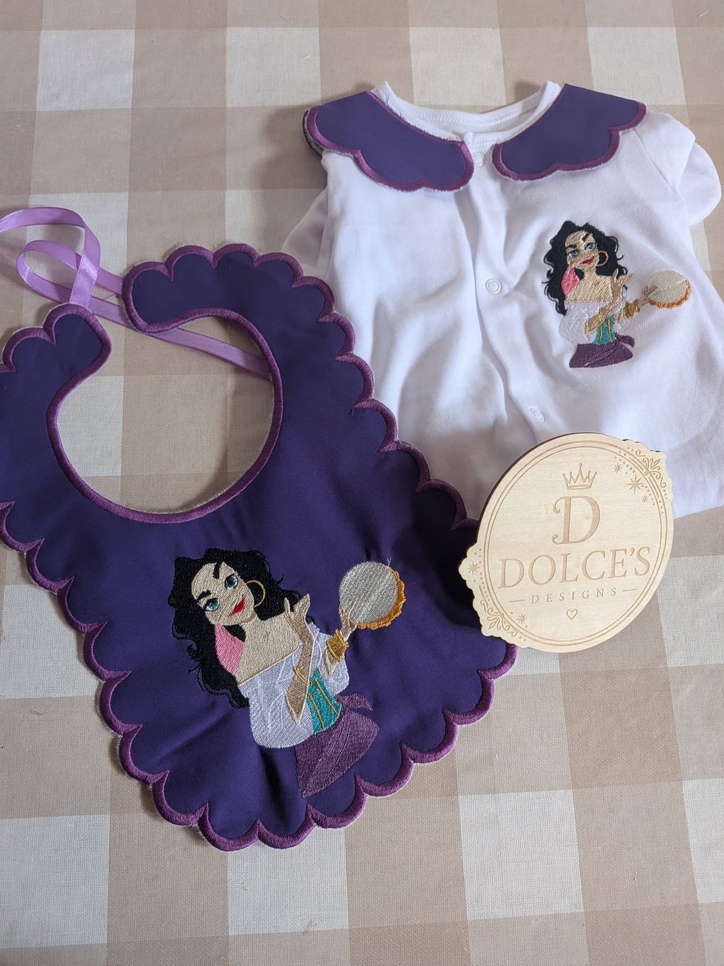 Personalised Esmeralda Inspired Baby Set