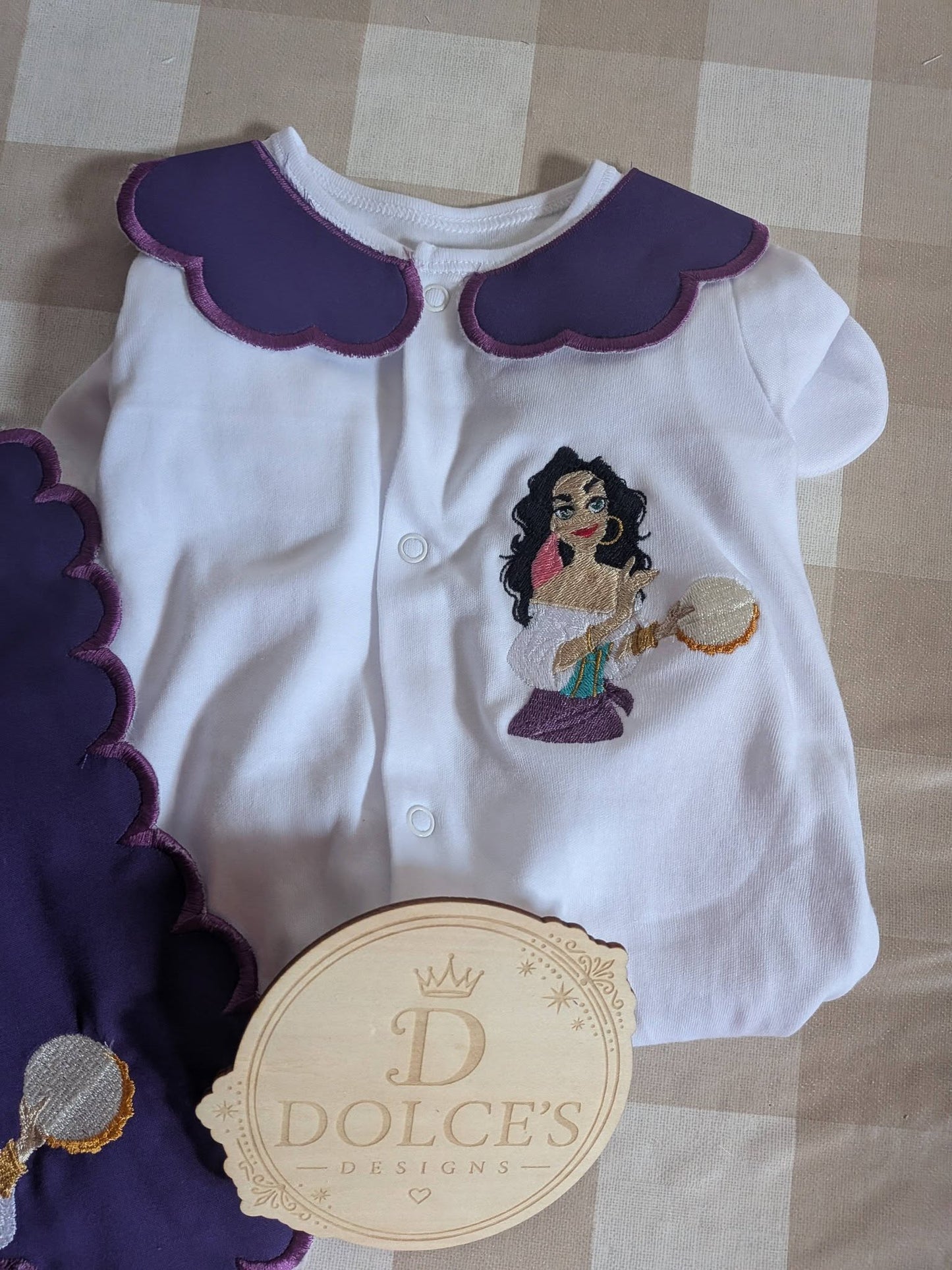 Personalised Esmeralda Inspired Baby Set