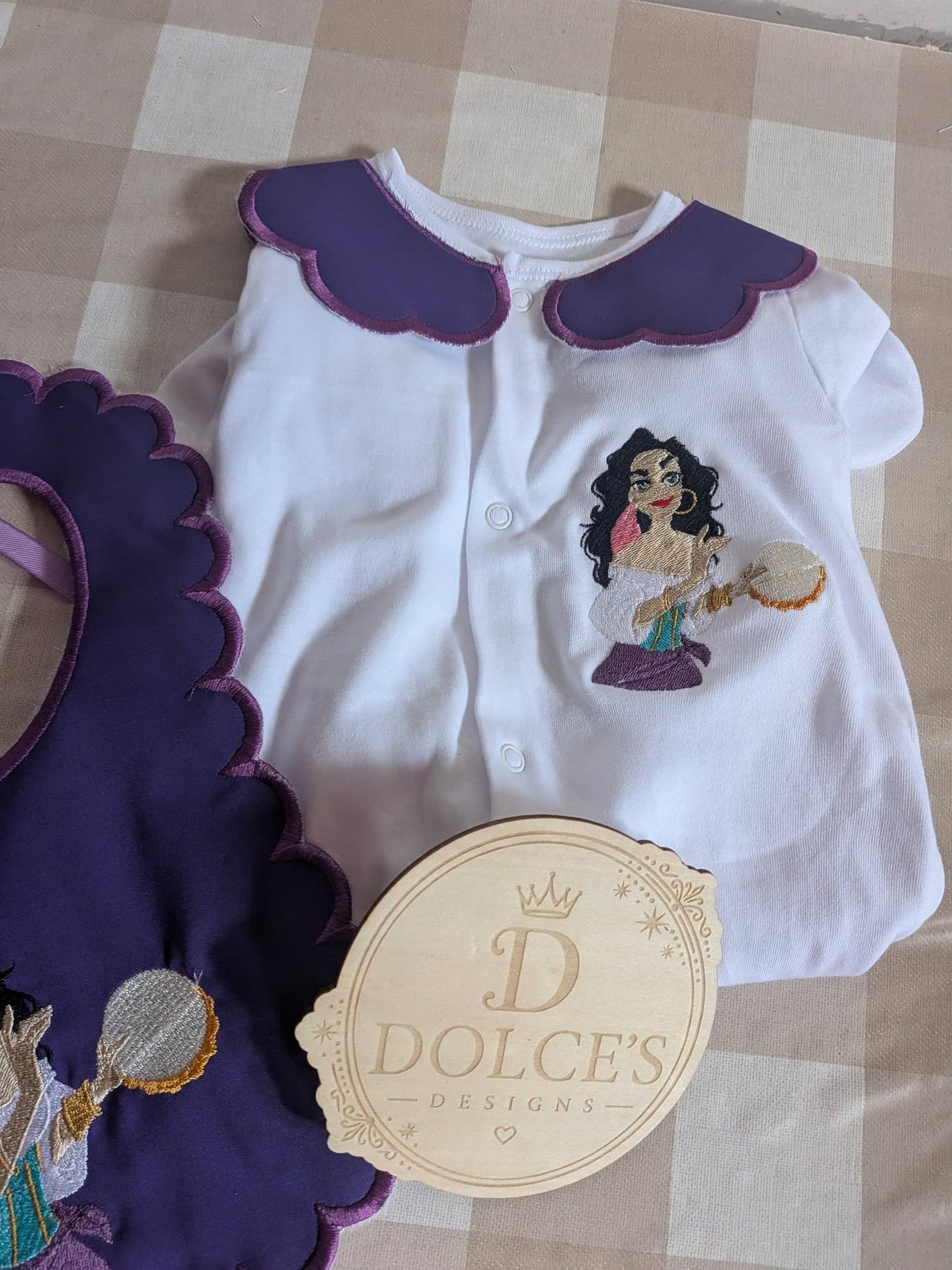 Personalised Esmeralda Inspired Baby Set